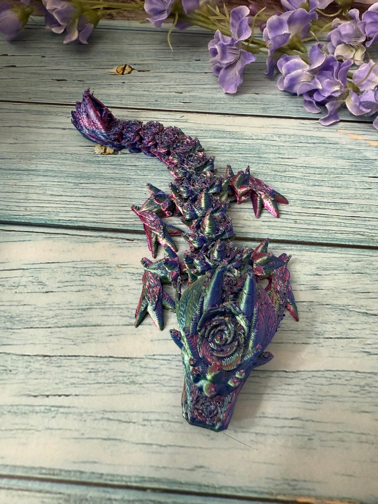3D Printed Rose Dragon
