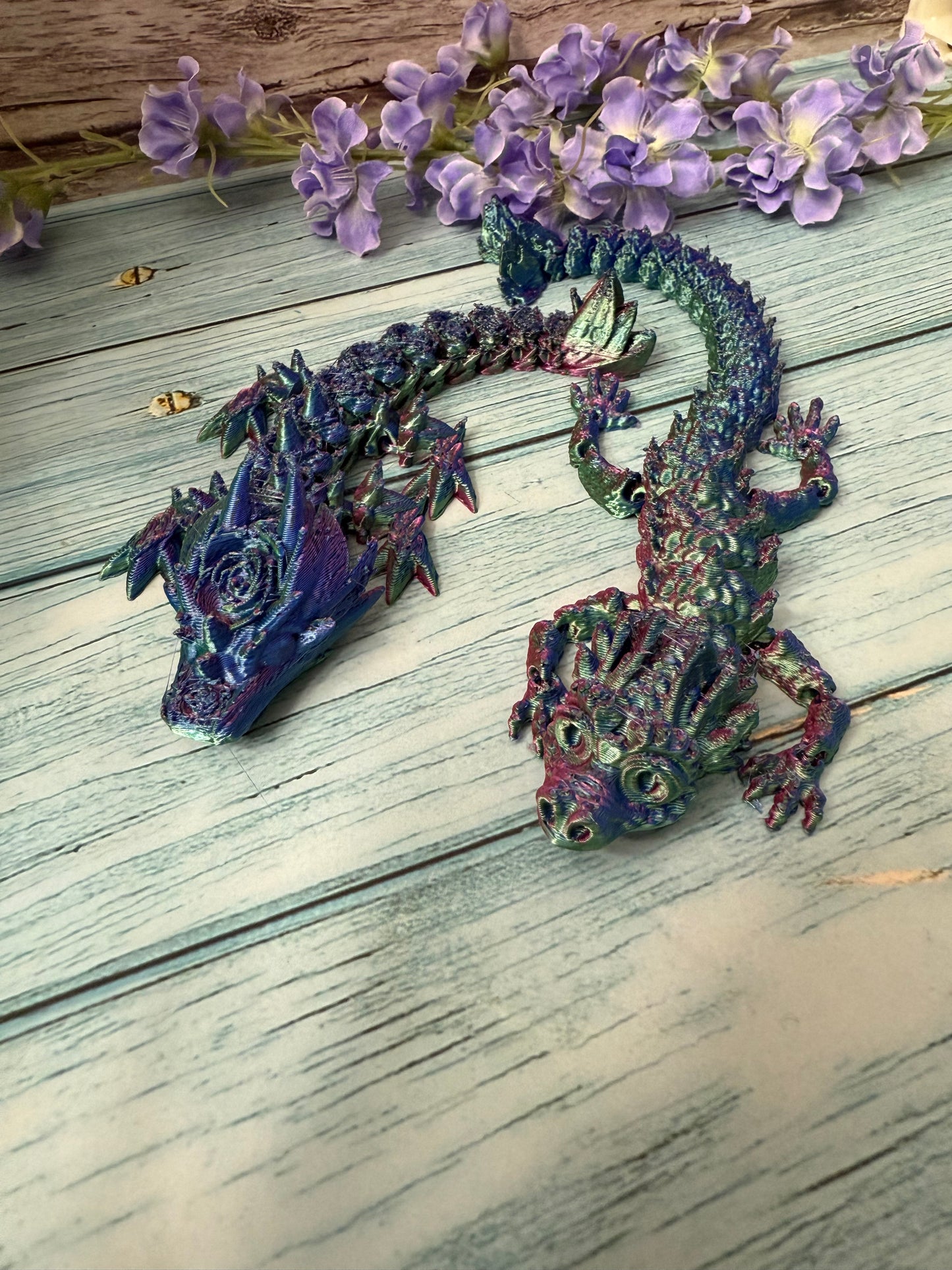 3D Printed Rose Dragon