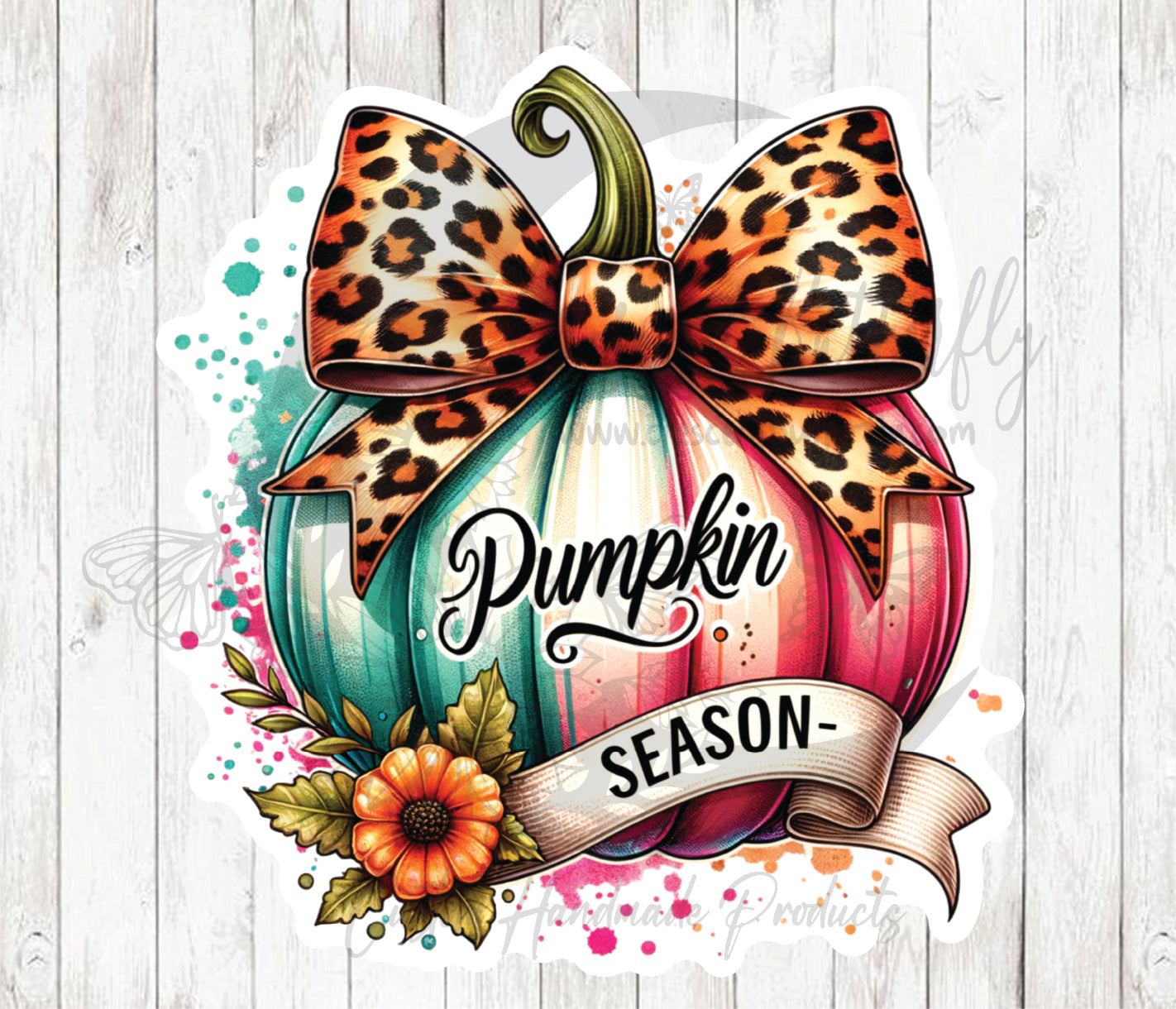 Fall Pumpkin 11 Sticker / Decal