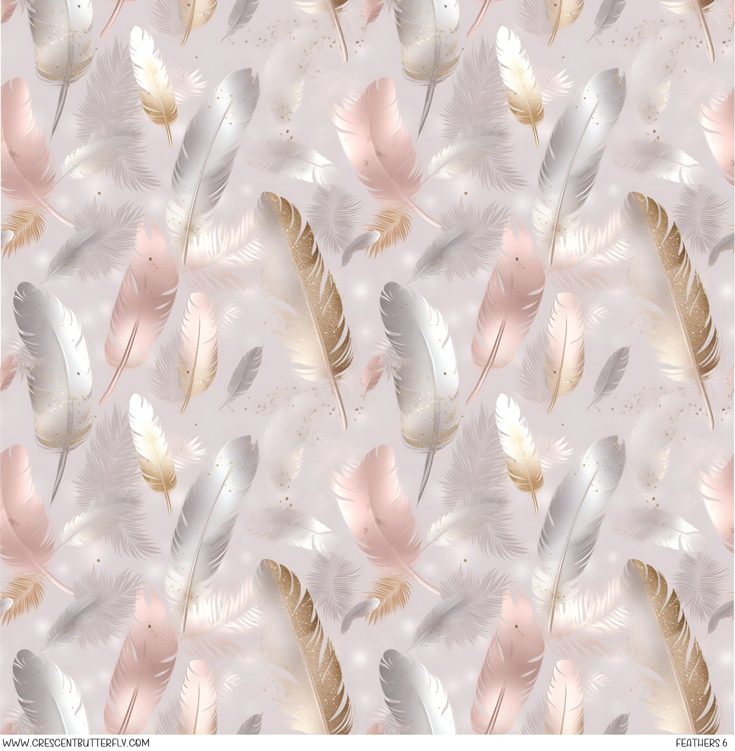 Feathers 6 Printed Vinyl Sheet/Wrap