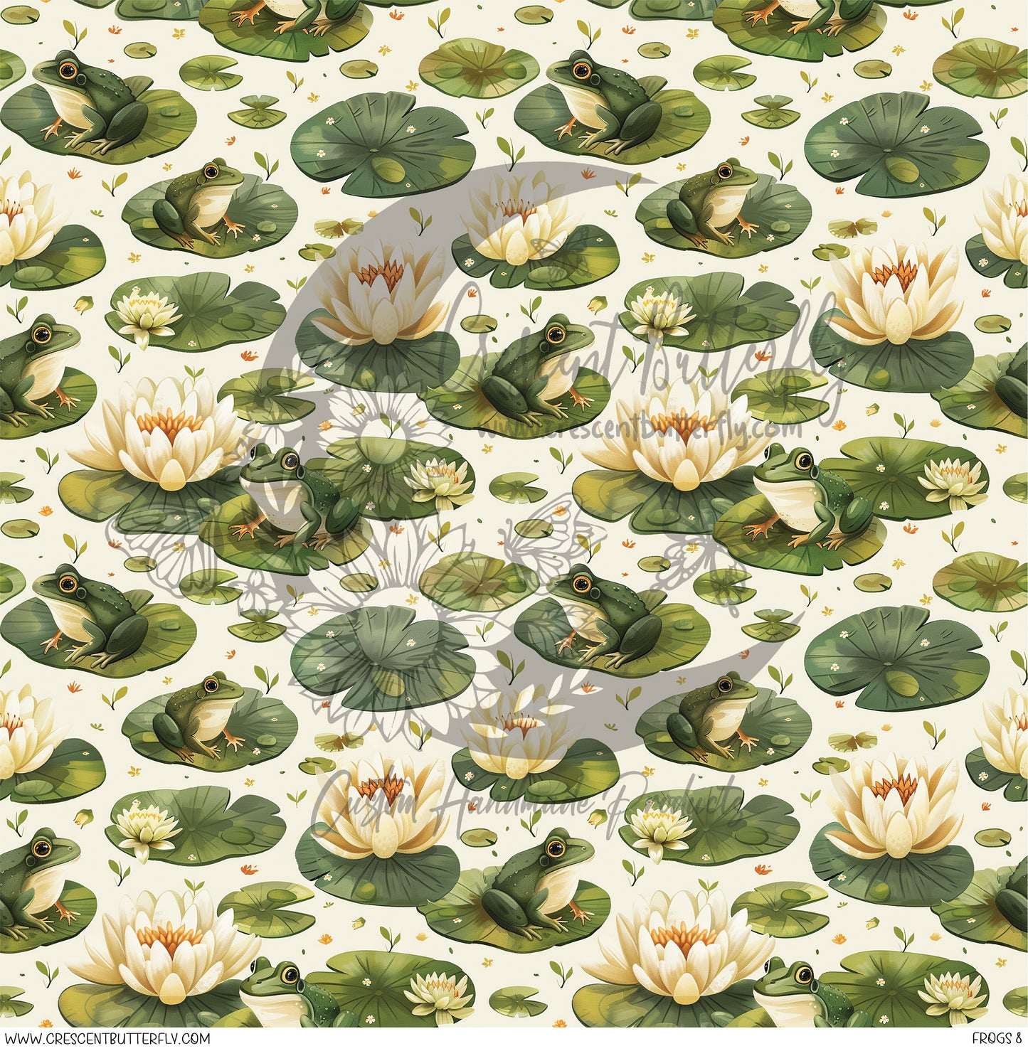 Frogs 8 Printed Vinyl Sheet/Wrap
