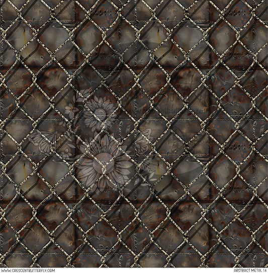 Abstract Metal 14 Printed Vinyl Sheet/Wrap