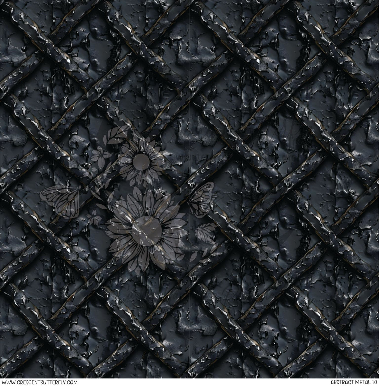 Abstract Metal 10 Printed Vinyl Sheet/Wrap