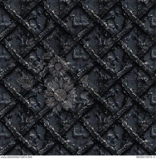 Abstract Metal 10 Printed Vinyl Sheet/Wrap