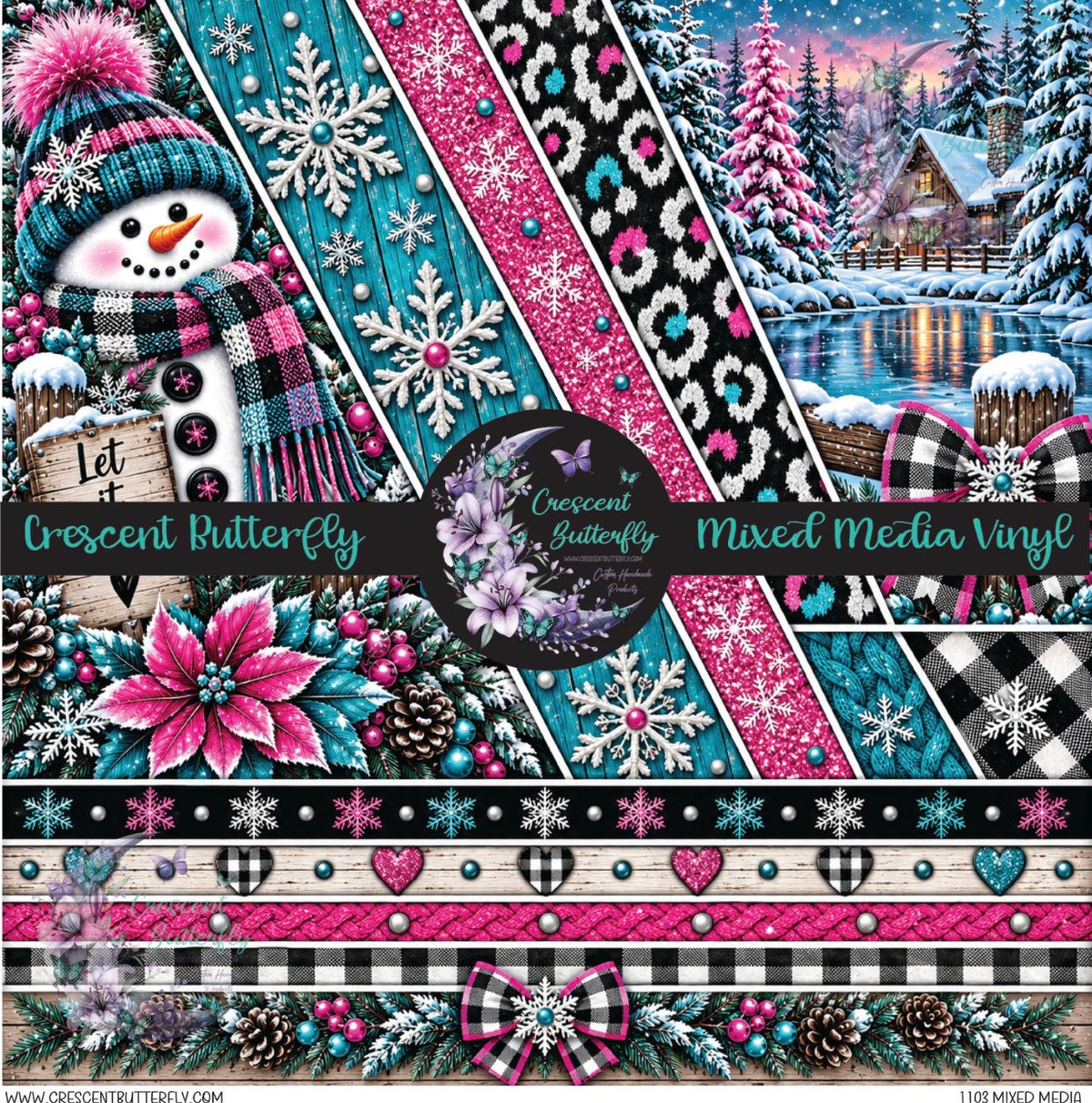 1103 Mixed Media Printed Vinyl Sheet/Wrap