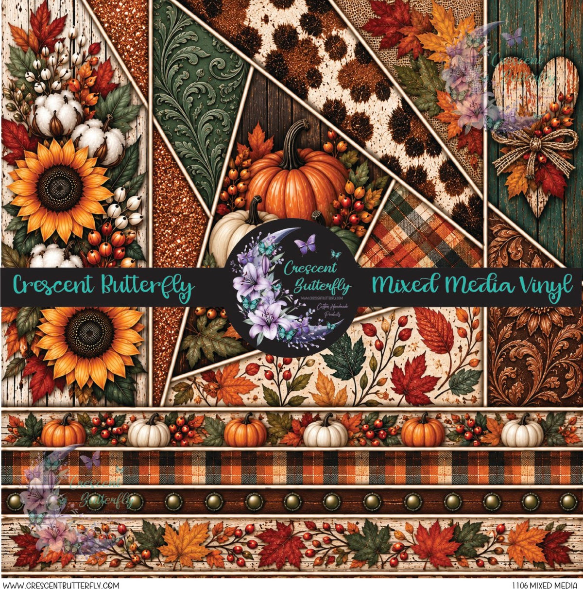 1106 Mixed Media Printed Vinyl Sheet/Wrap