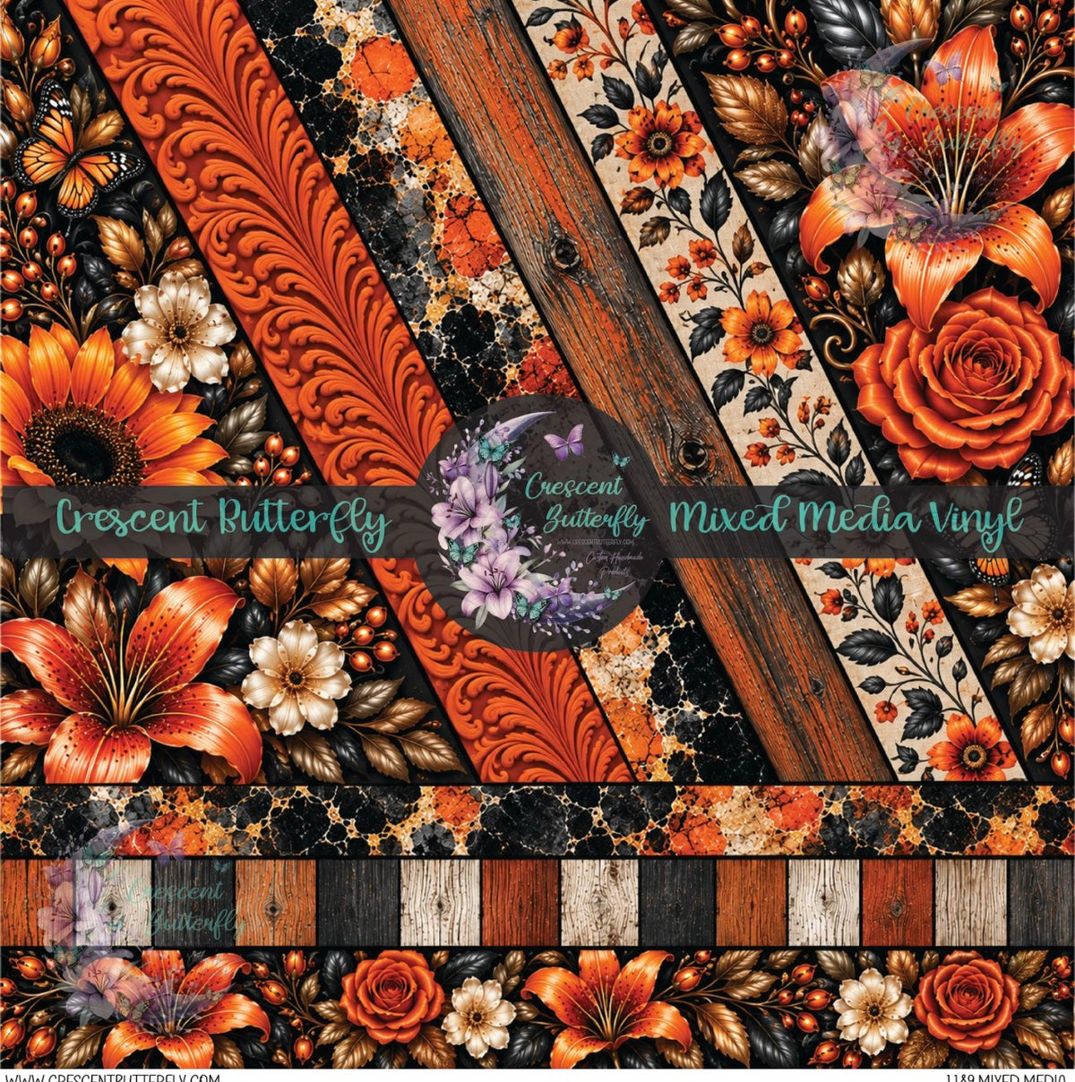 1189 Mixed Media Printed Vinyl Sheet/Wrap