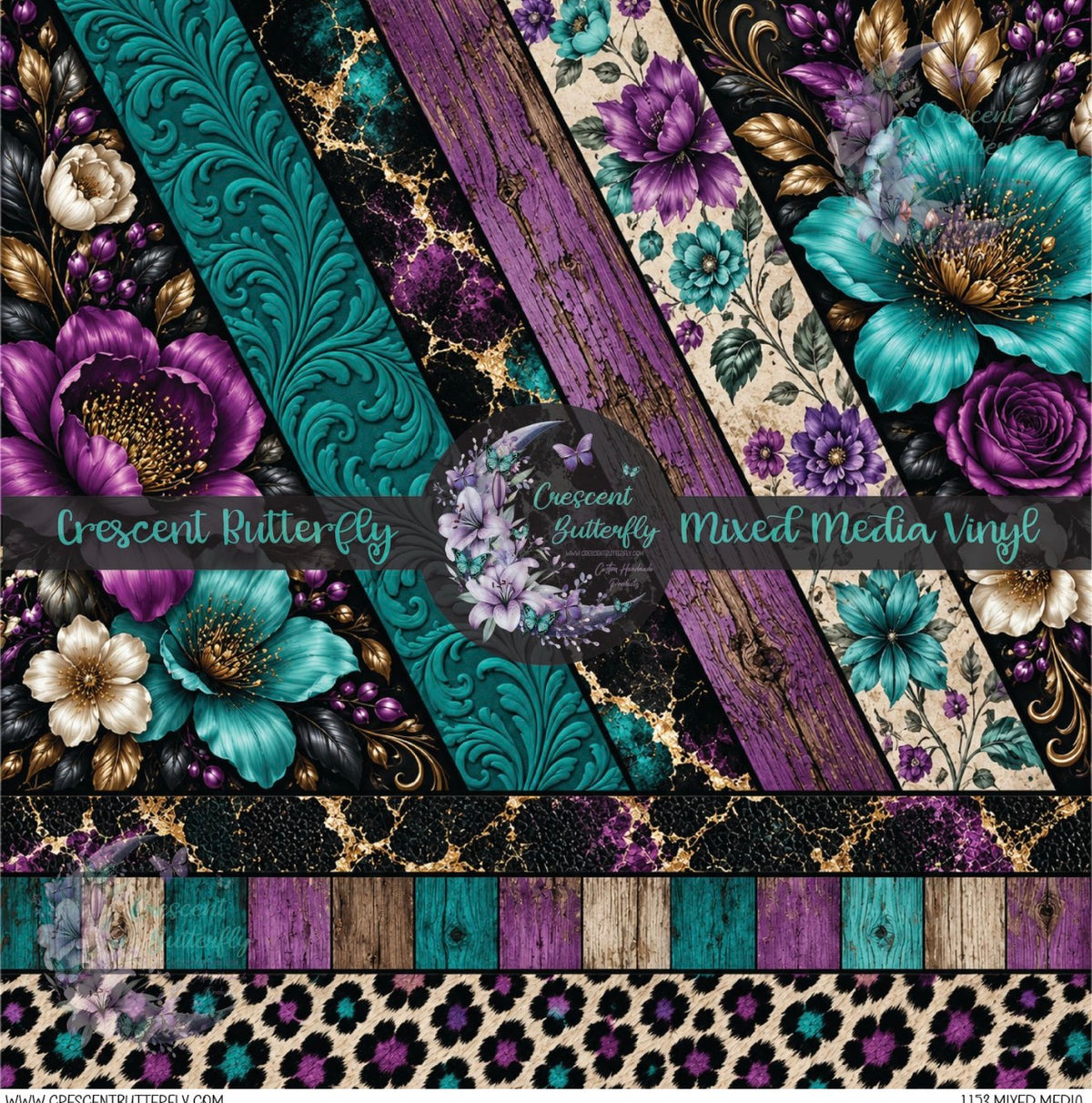 1153 Mixed Media Printed Vinyl Sheet/Wrap