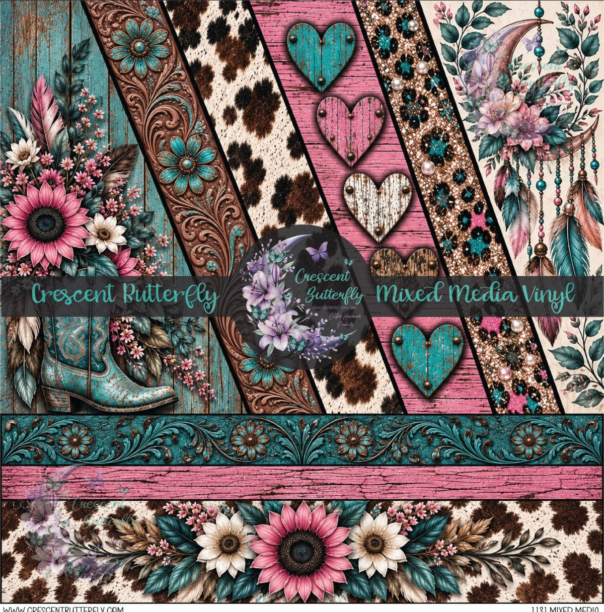 1131 Mixed Media Printed Vinyl Sheet/Wrap