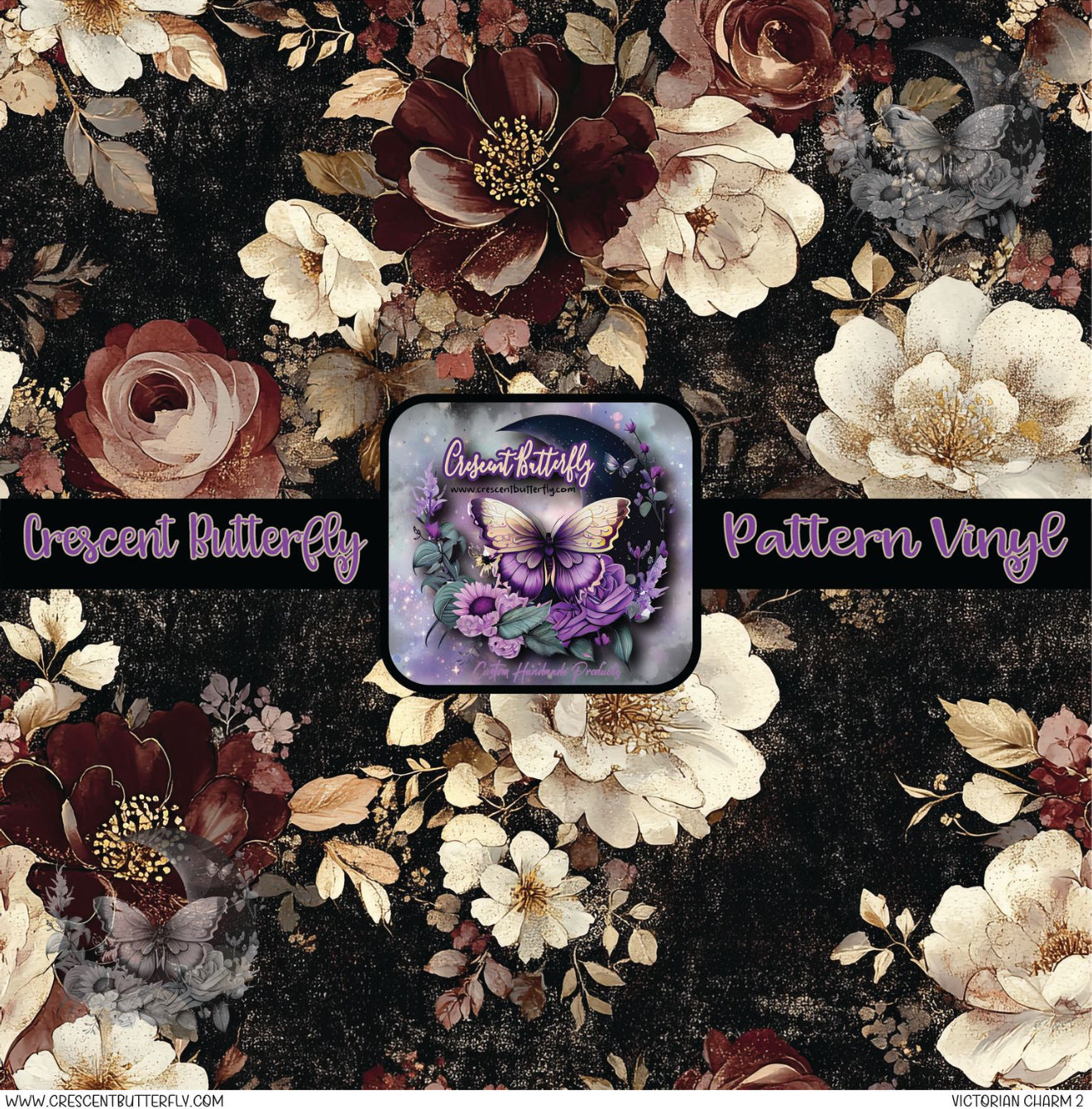 Victorian Charm 2 Printed Vinyl Sheet/Wrap