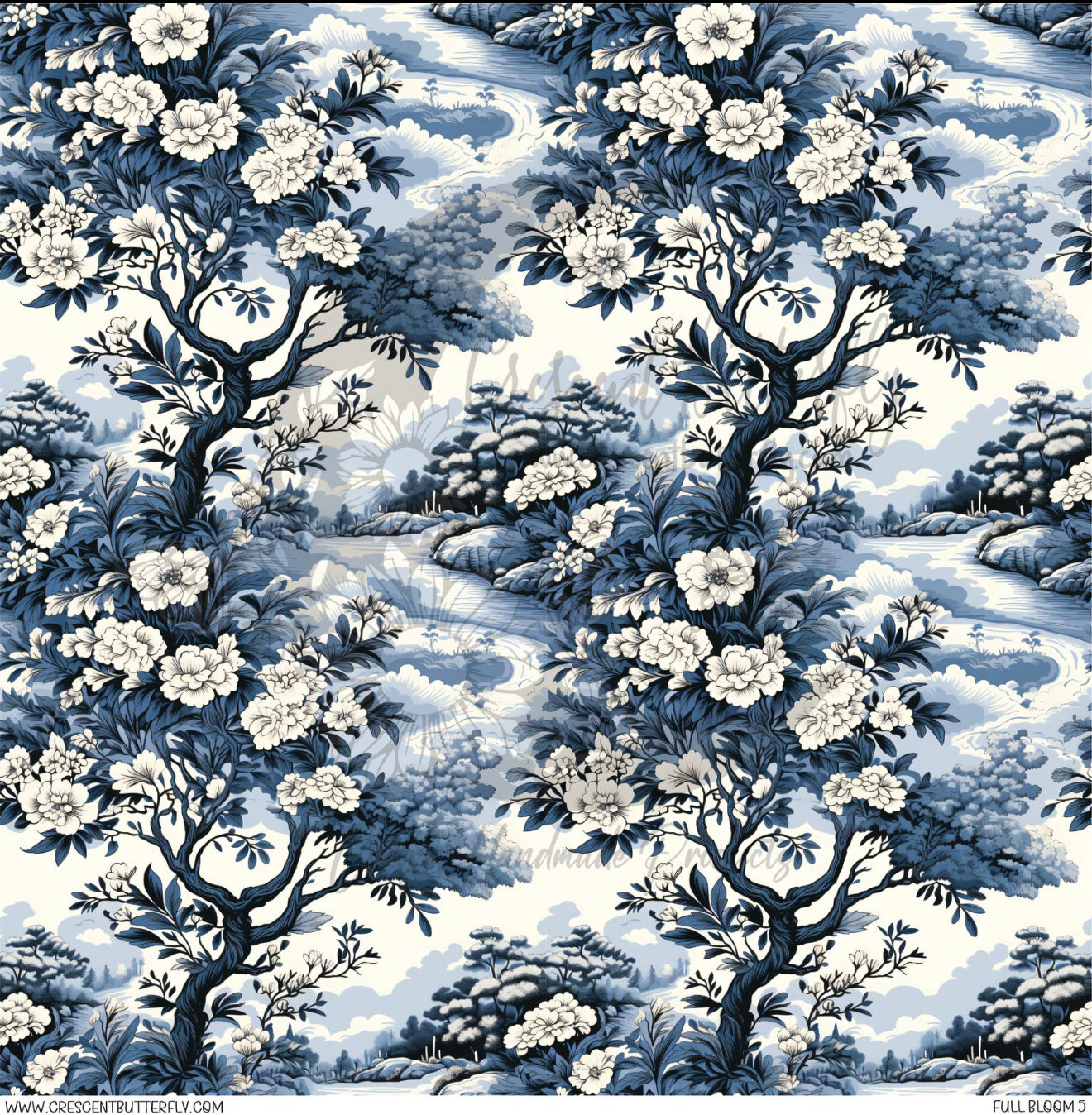 Full Bloom 5 Printed Vinyl Sheet/Wrap