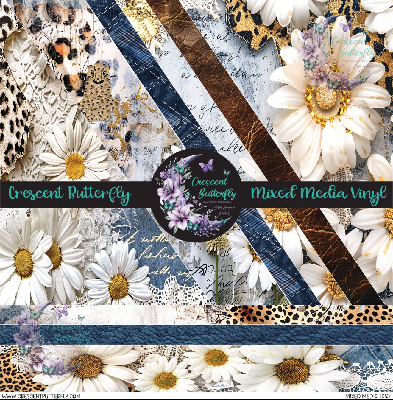 Mixed Media 1085 Printed Vinyl Sheet/Wrap