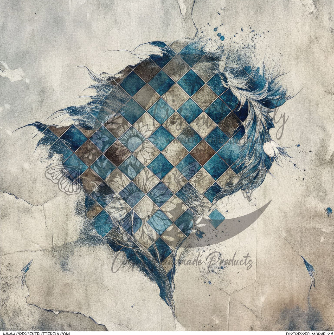 Distressed Marvels 3 Printed Vinyl Sheet/Wrap