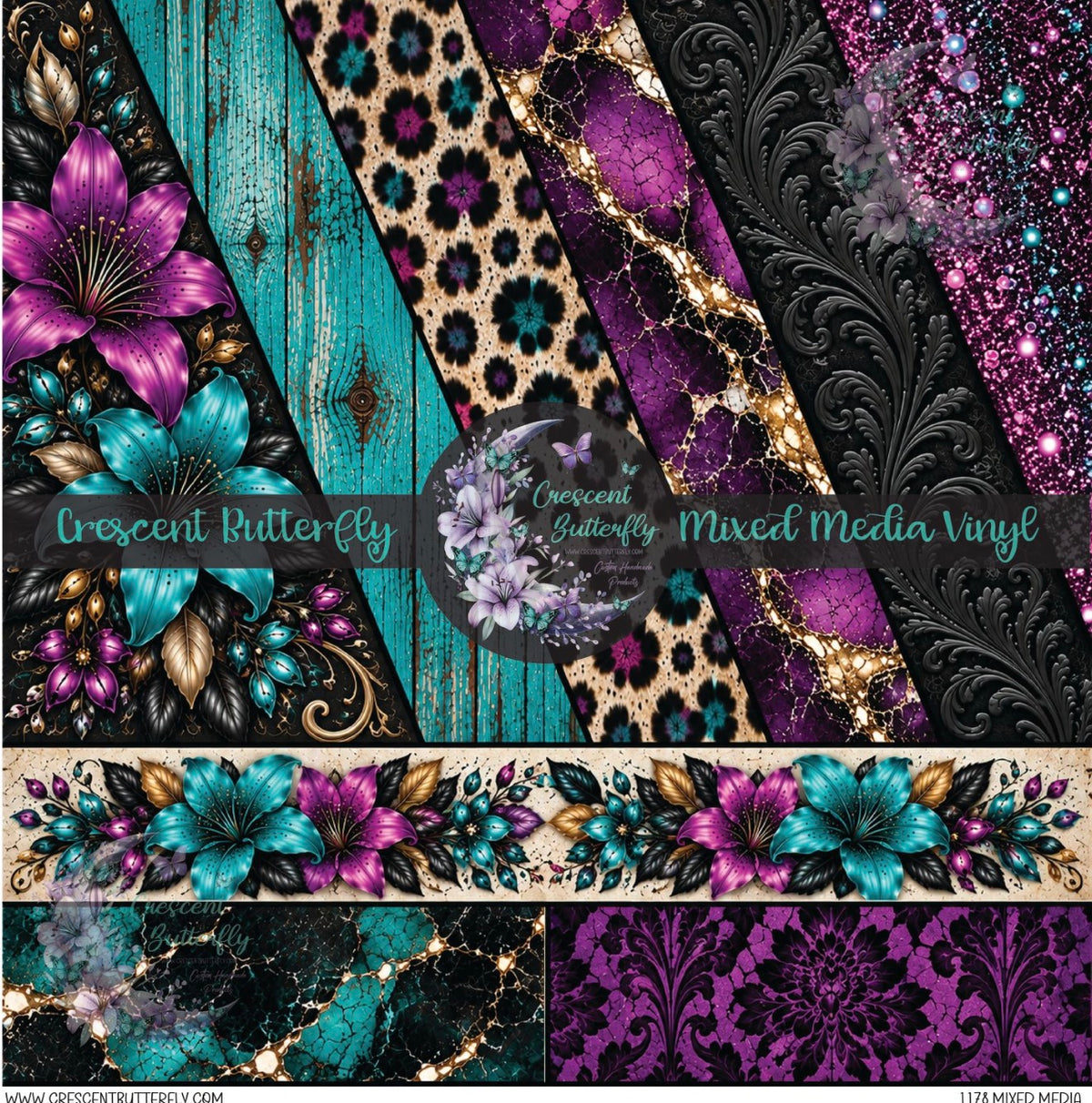 1178 Mixed Media Printed Vinyl Sheet/Wrap