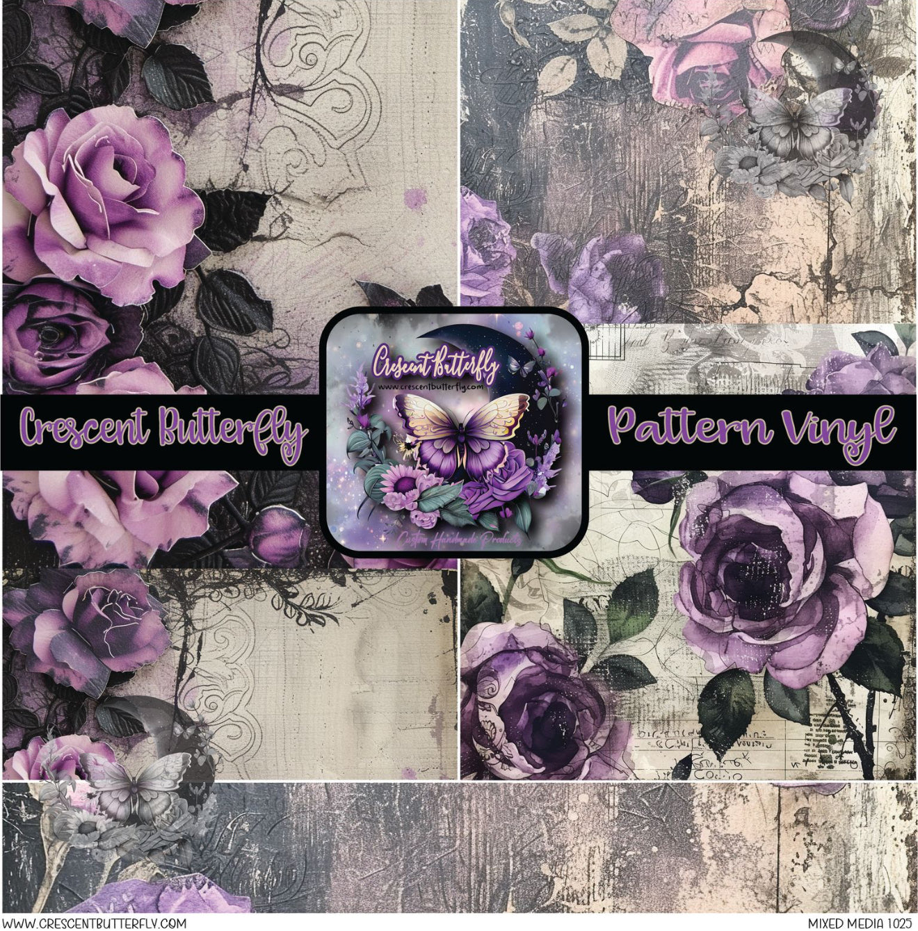 Mixed Media 1025 Printed Vinyl Sheet/Wrap