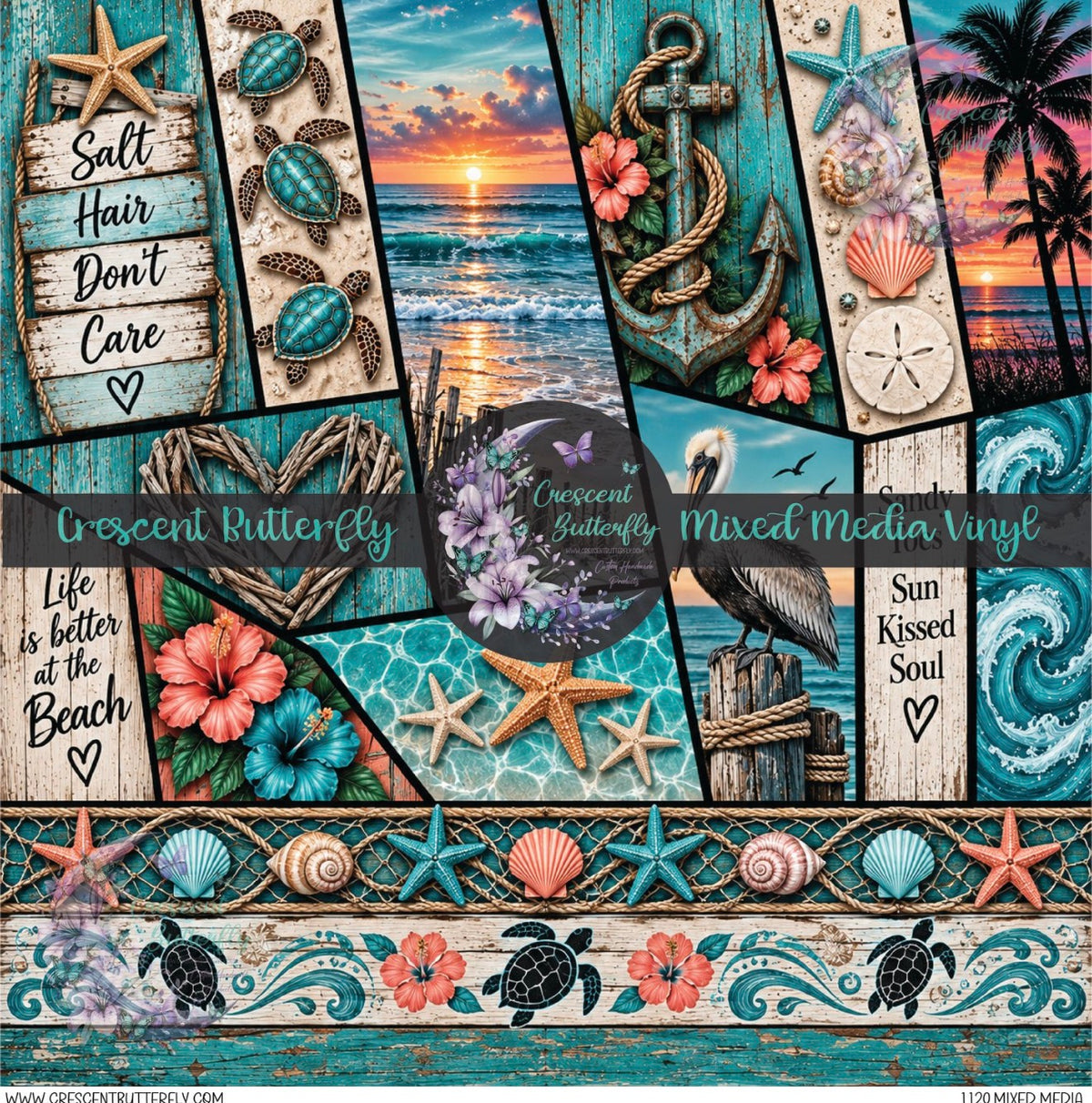 1120 Mixed Media Printed Vinyl Sheet/Wrap
