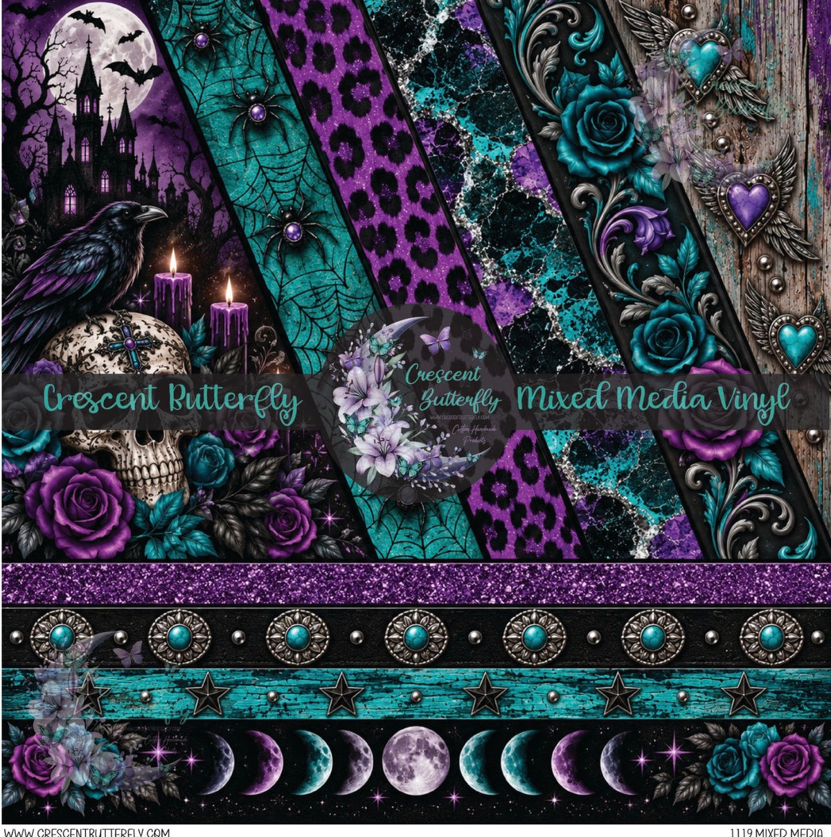 1119 Mixed Media Printed Vinyl Sheet/Wrap