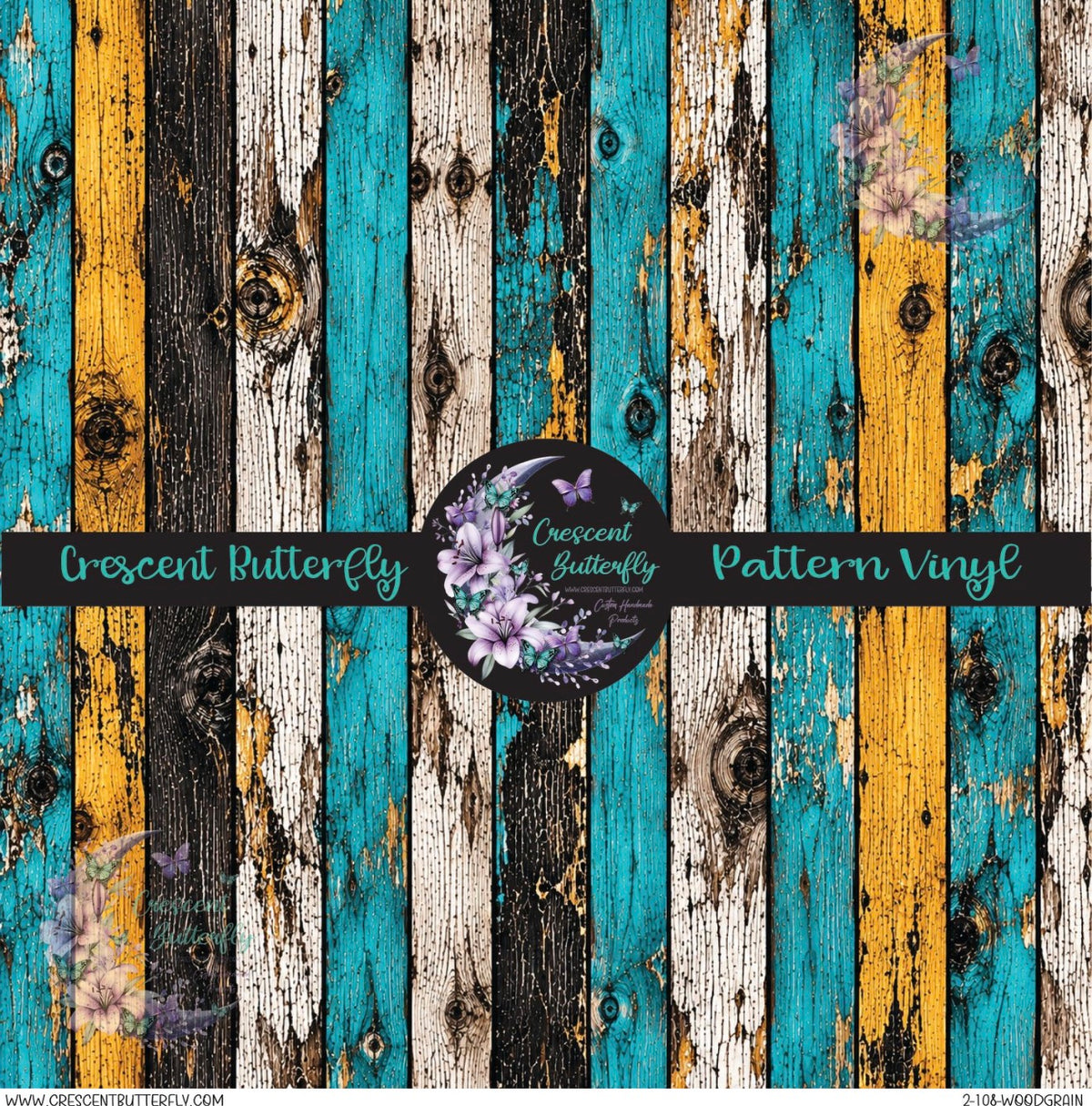 2-108-Woodgrain Printed Vinyl Sheet/Wrap
