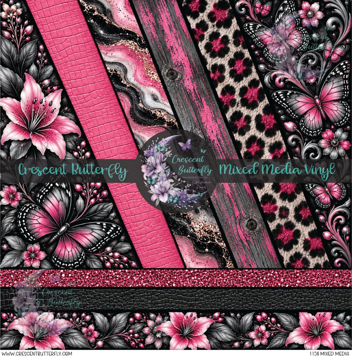 1158 Mixed Media Printed Vinyl Sheet/Wrap