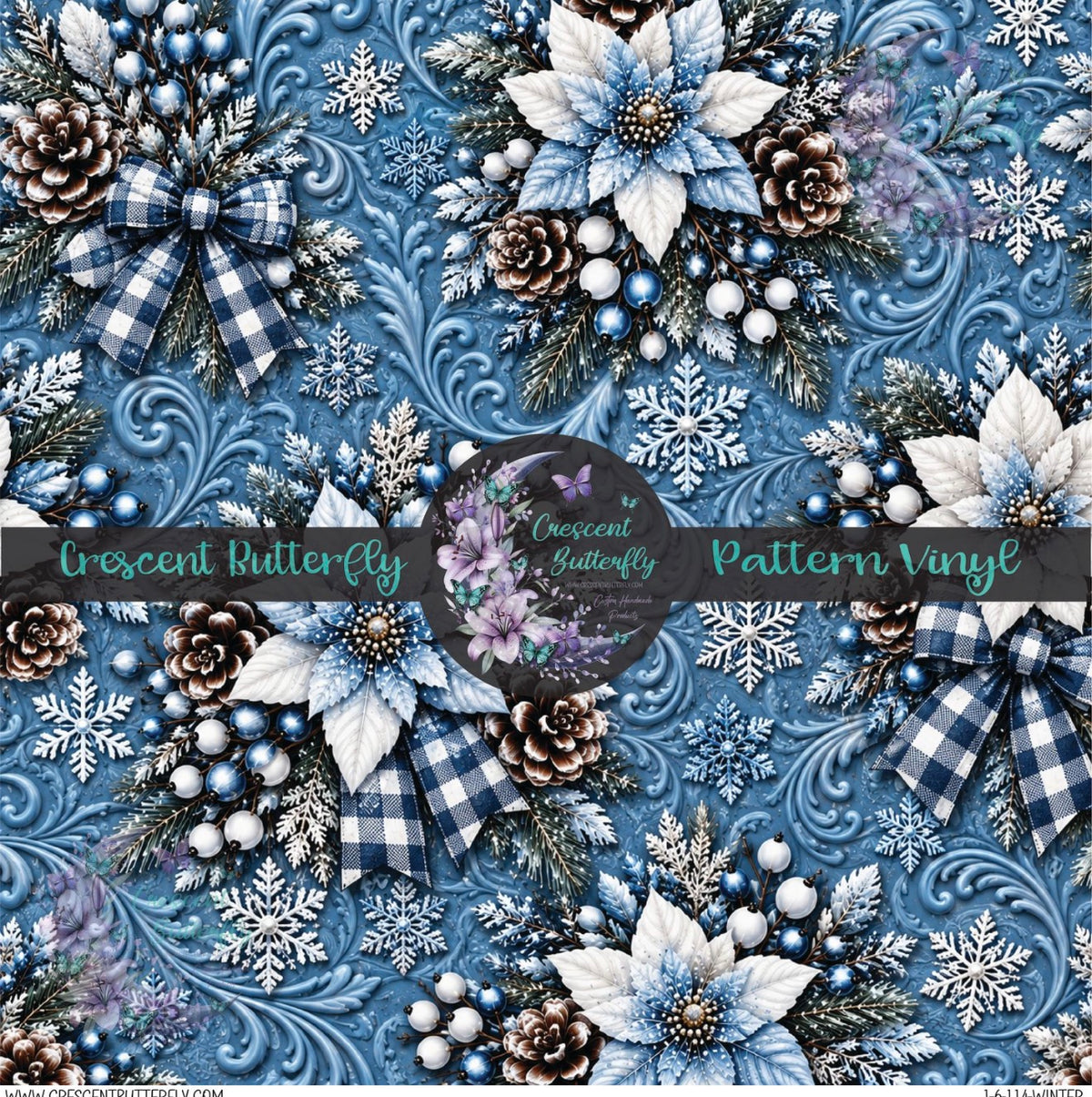1-6-114-Winter Printed Vinyl Sheet/Wrap