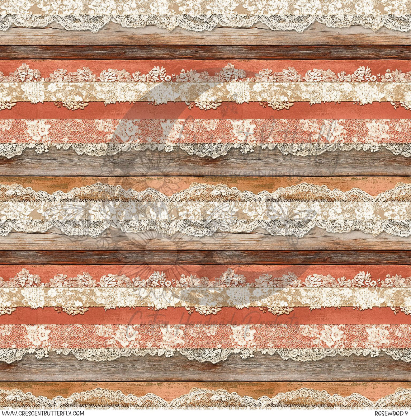 Rosewood 9 Printed Vinyl Sheet/Wrap
