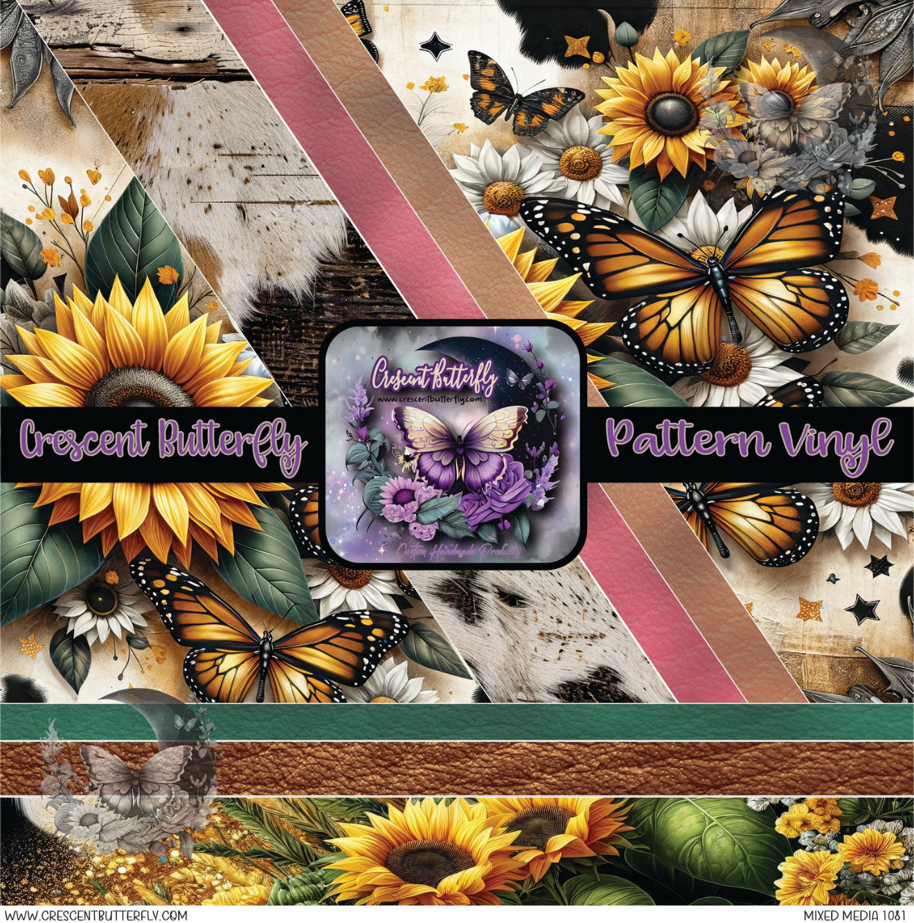 Mixed Media 1081 Printed Vinyl Sheet/Wrap