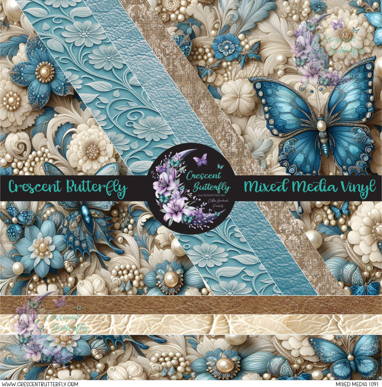 Mixed Media 1091 Printed Vinyl Sheet/Wrap