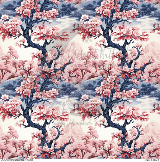 Full Bloom 3 Printed Vinyl Sheet/Wrap