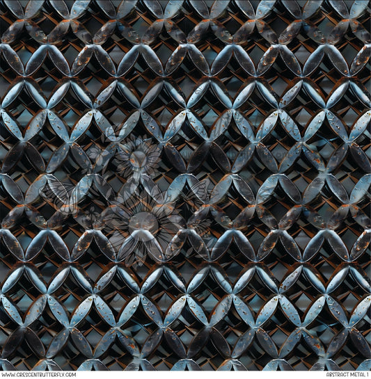 Abstract Metal 1 Printed Vinyl Sheet/Wrap