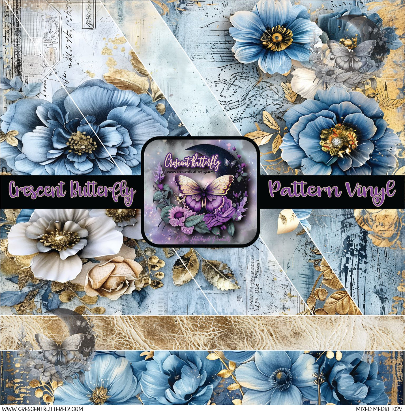 Mixed Media 1029 Printed Vinyl Sheet/Wrap