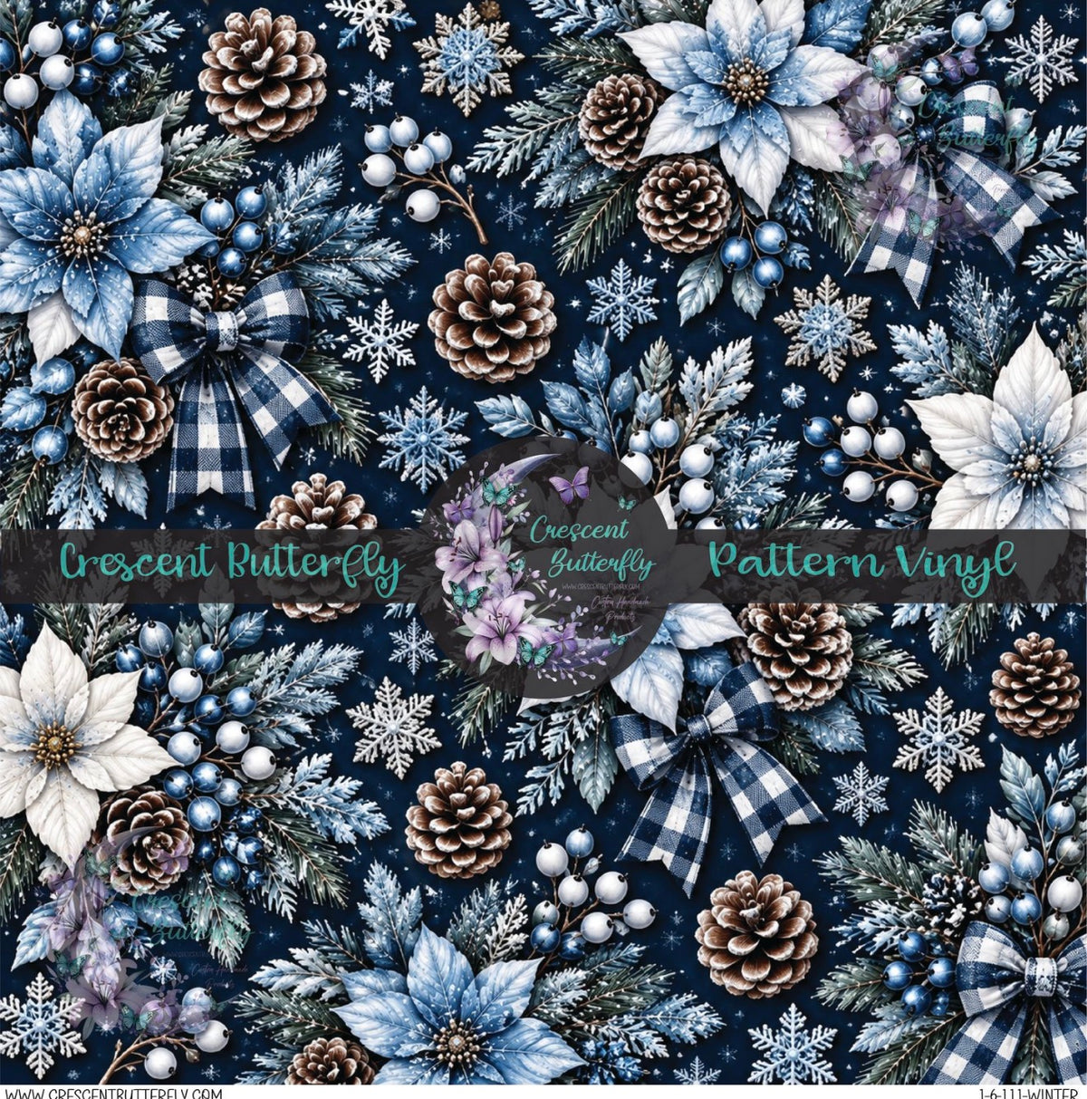 1-6-111-Winter Printed Vinyl Sheet/Wrap