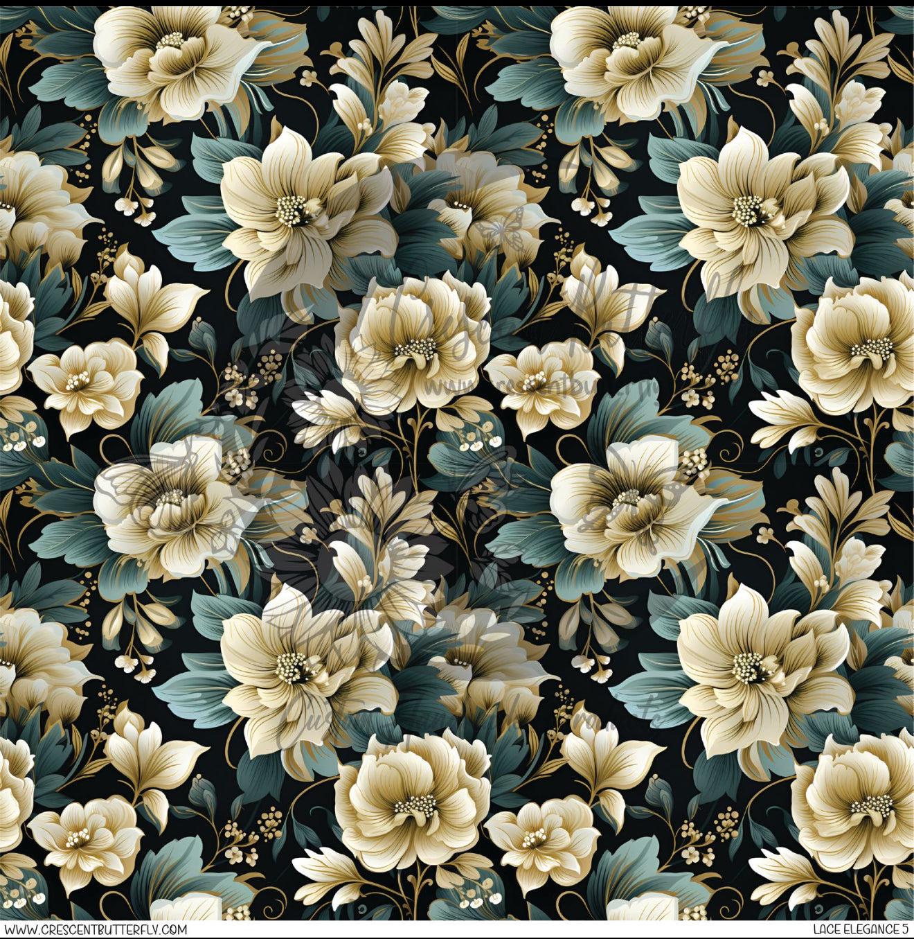 Lace Elegance 5 Printed Vinyl Sheet/Wrap