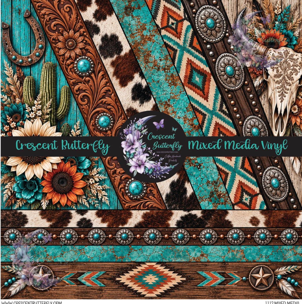 1112 Mixed Media Printed Vinyl Sheet/Wrap