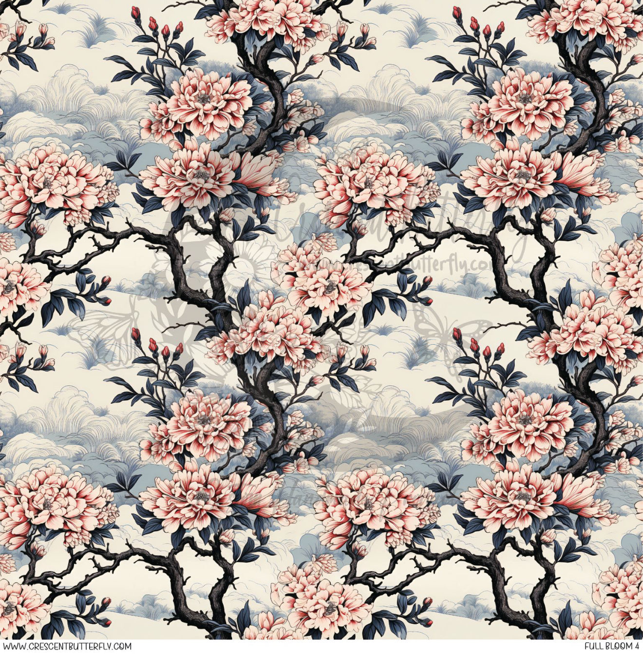 Full Bloom 4 Printed Vinyl Sheet/Wrap