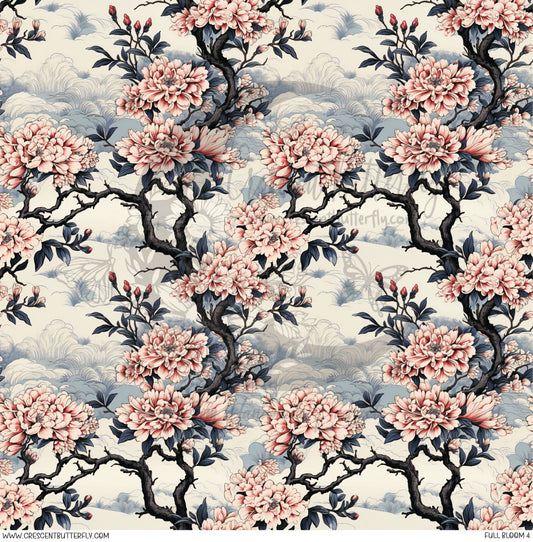 Full Bloom 4 Printed Vinyl Sheet/Wrap