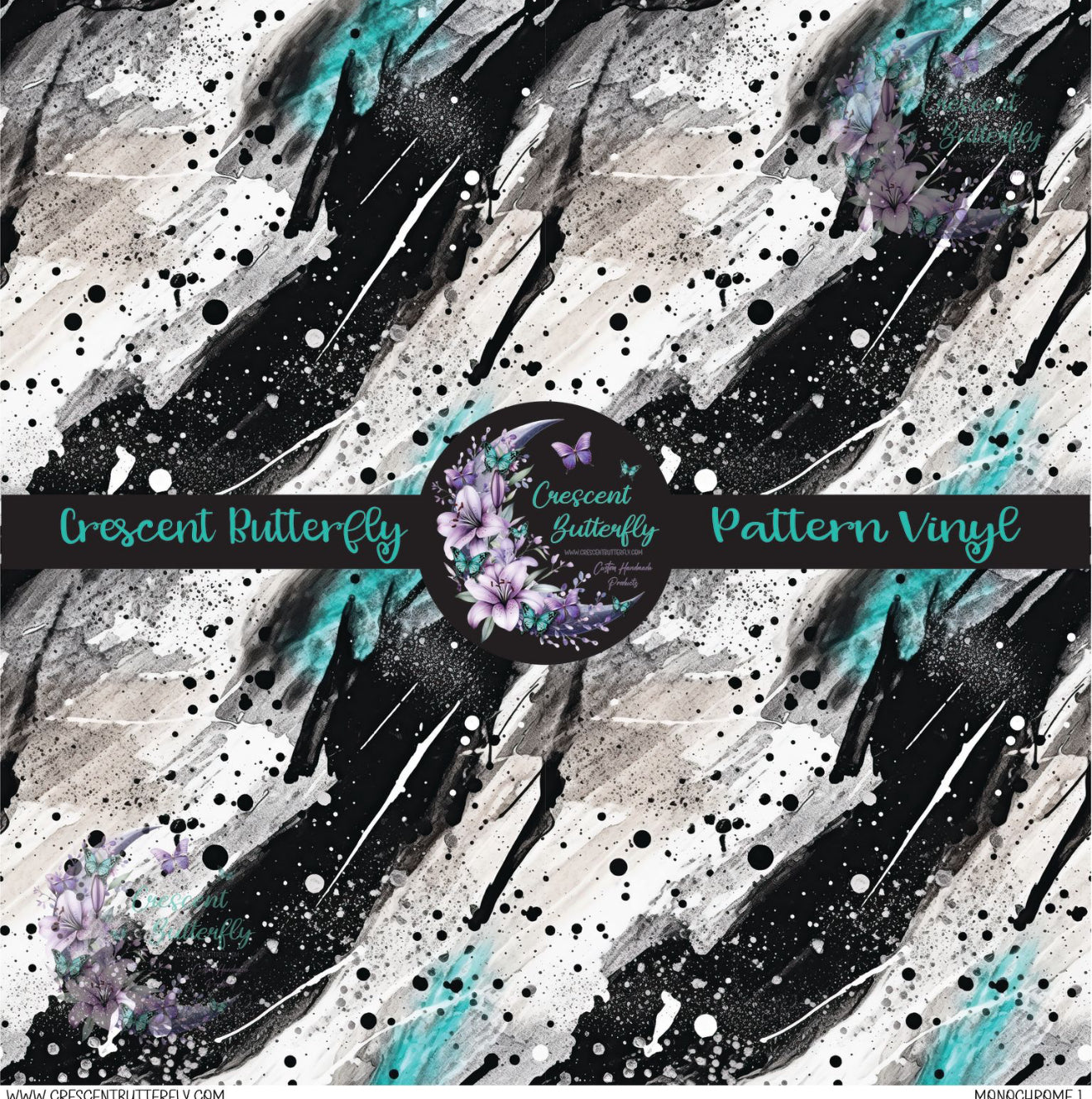 Monochrome 1 Printed Vinyl Sheet/Wrap