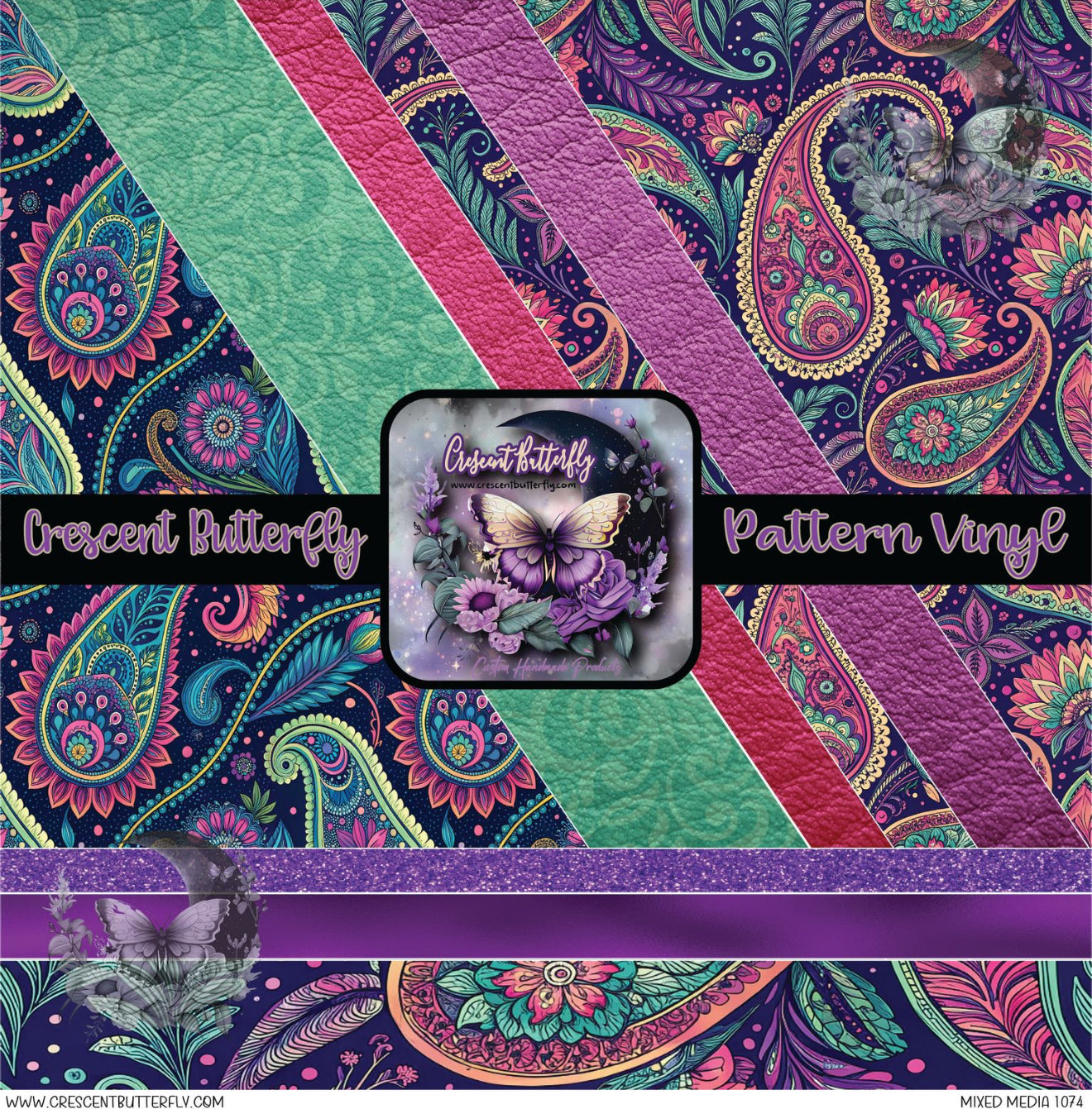 Mixed Media 1074 Printed Vinyl Sheet/Wrap