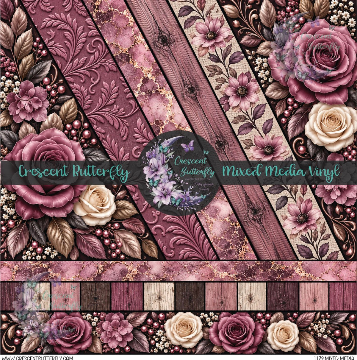 1179 Mixed Media Printed Vinyl Sheet/Wrap