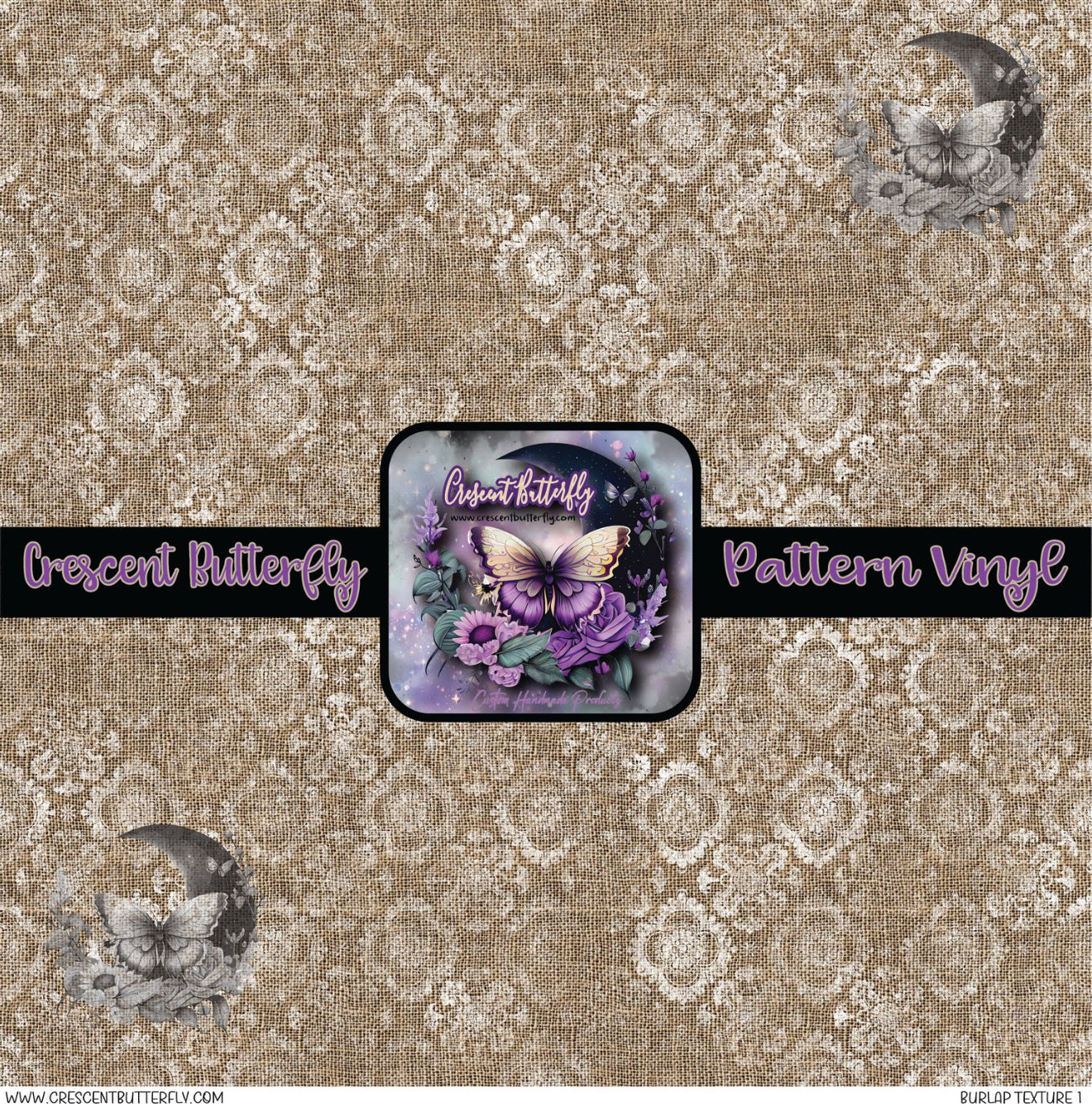 Burlap Texture 1 Printed Vinyl Sheet/Wrap