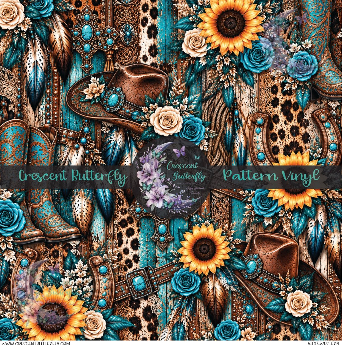 6-107-Western Printed Vinyl Sheet/Wrap