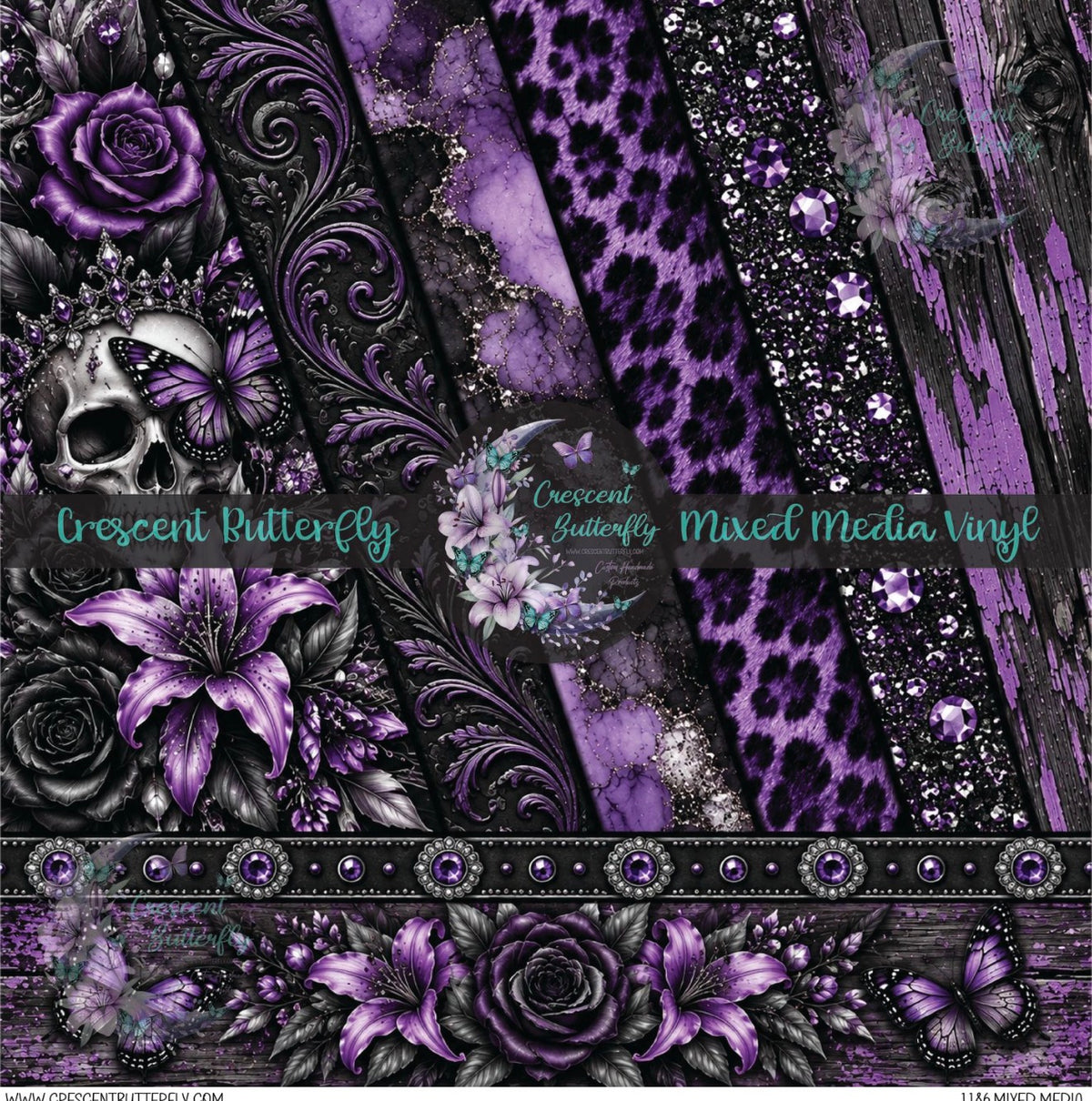 1186 Mixed Media Printed Vinyl Sheet/Wrap