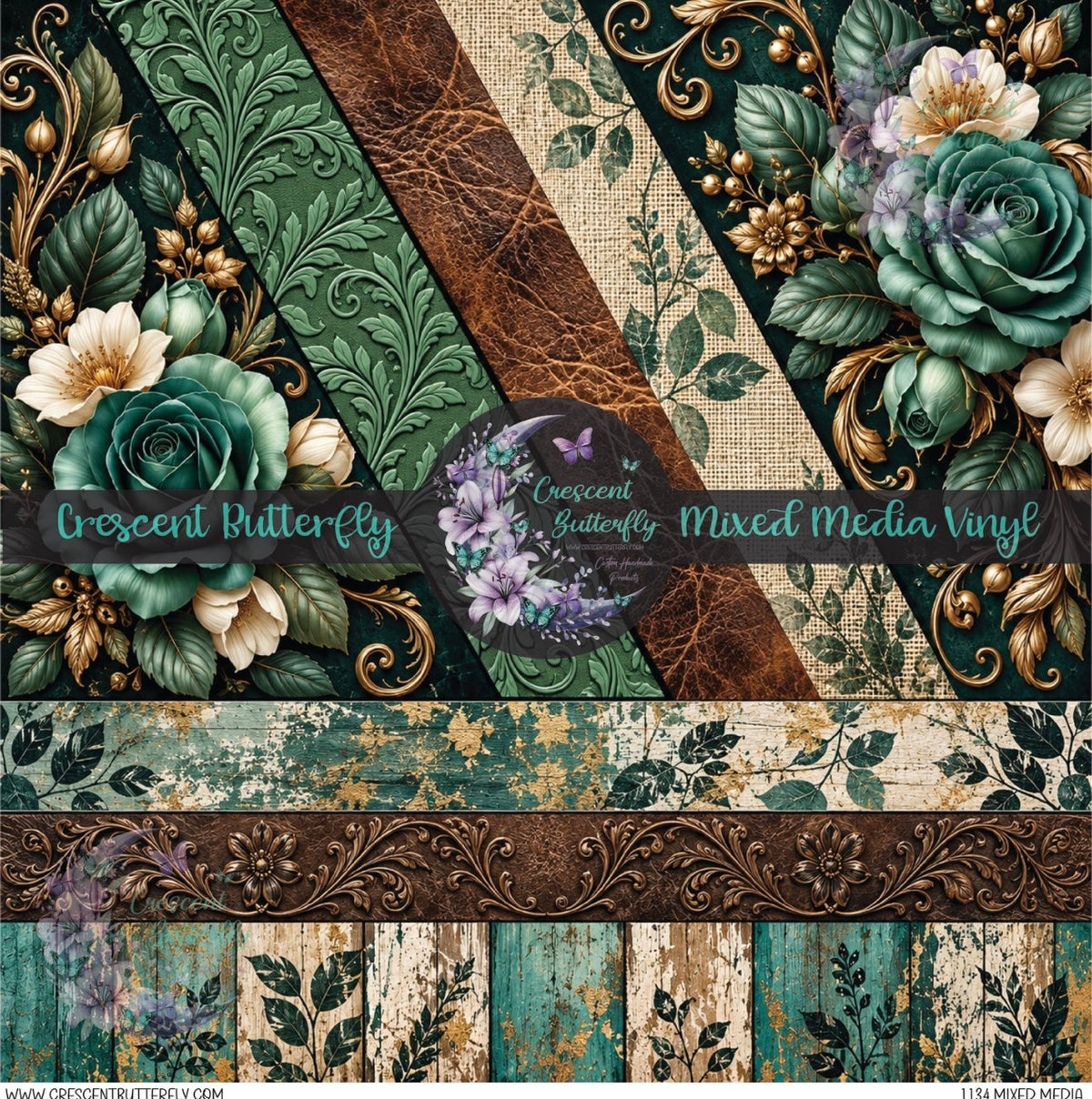1134 Mixed Media Printed Vinyl Sheet/Wrap