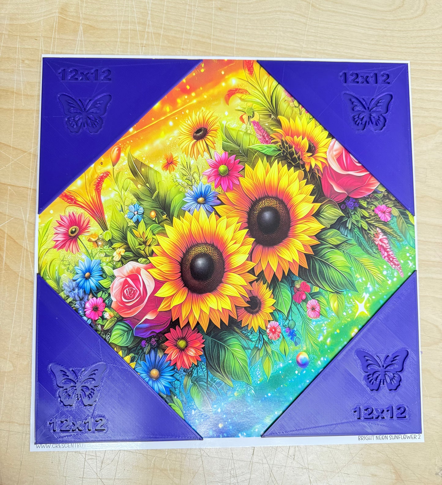 Fat Diamond 3D Printed Vinyl Template Set