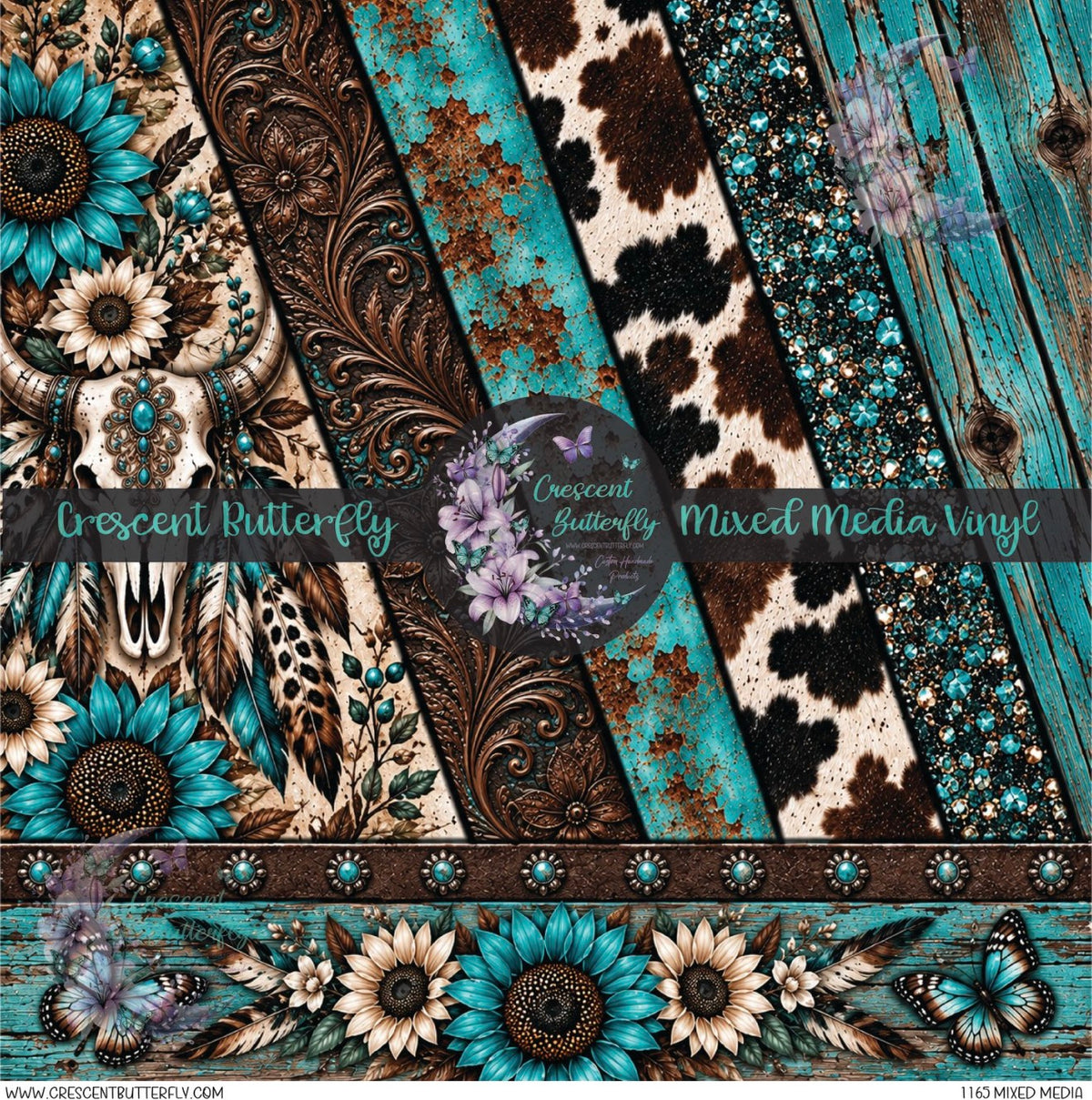 1165 Mixed Media Printed Vinyl Sheet/Wrap