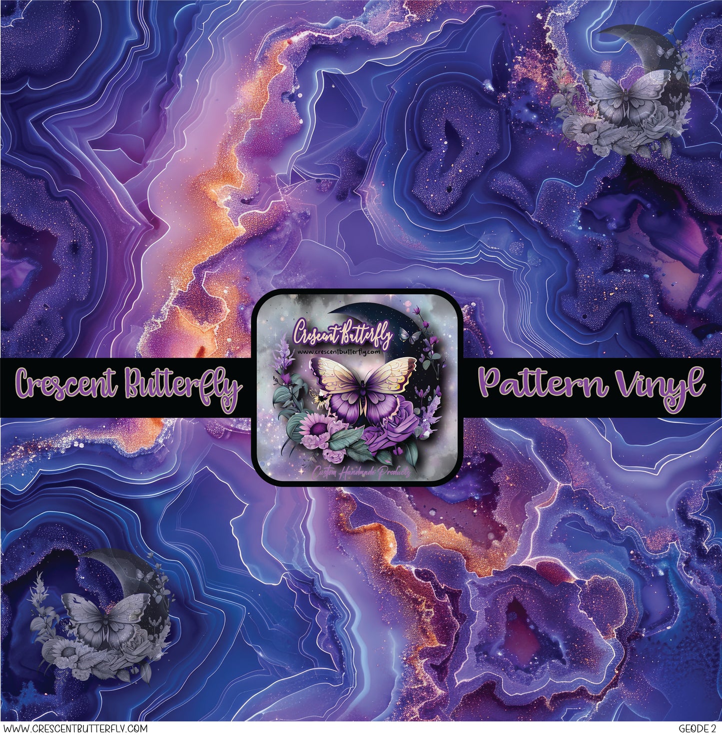 Geode 2 Printed Vinyl Sheet/Wrap