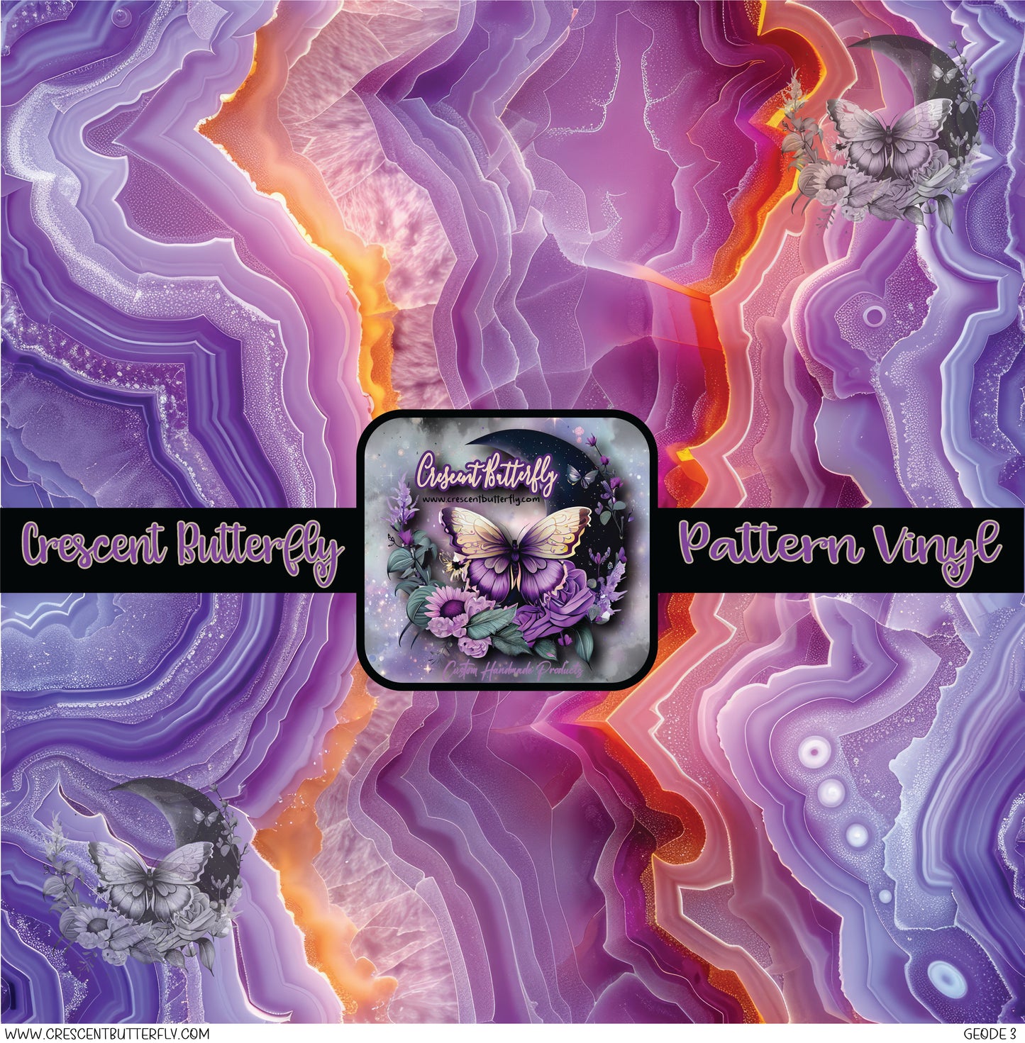 Geode 3 Printed Vinyl Sheet/Wrap