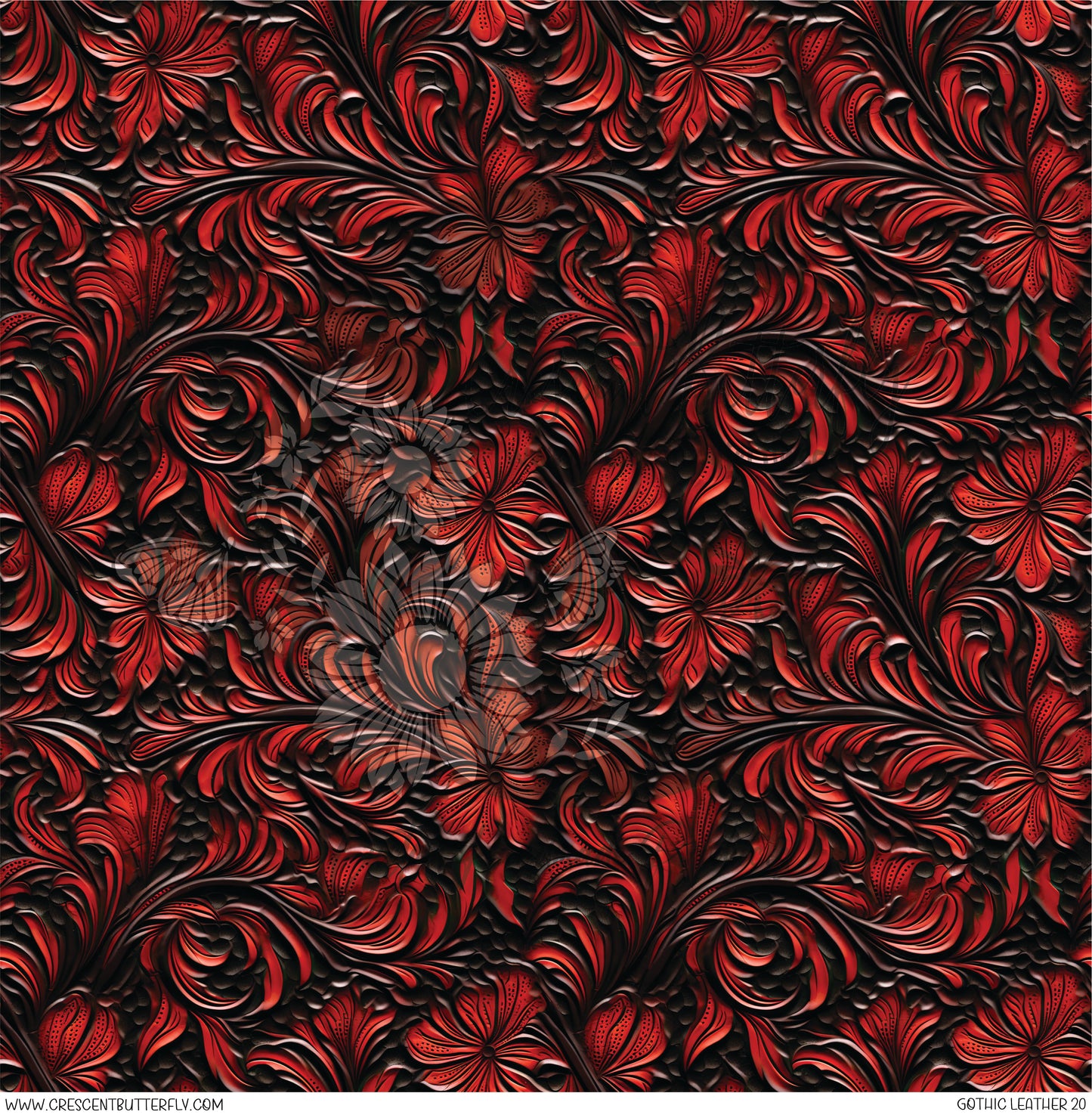 Gothic Leather 20 Printed Vinyl Sheet/Wrap
