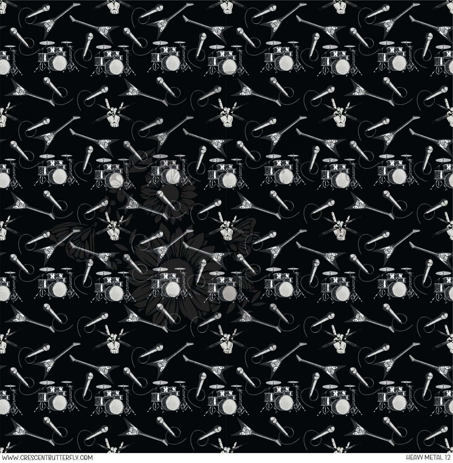 Heavy Metal 12 Printed Vinyl Sheet/Wrap