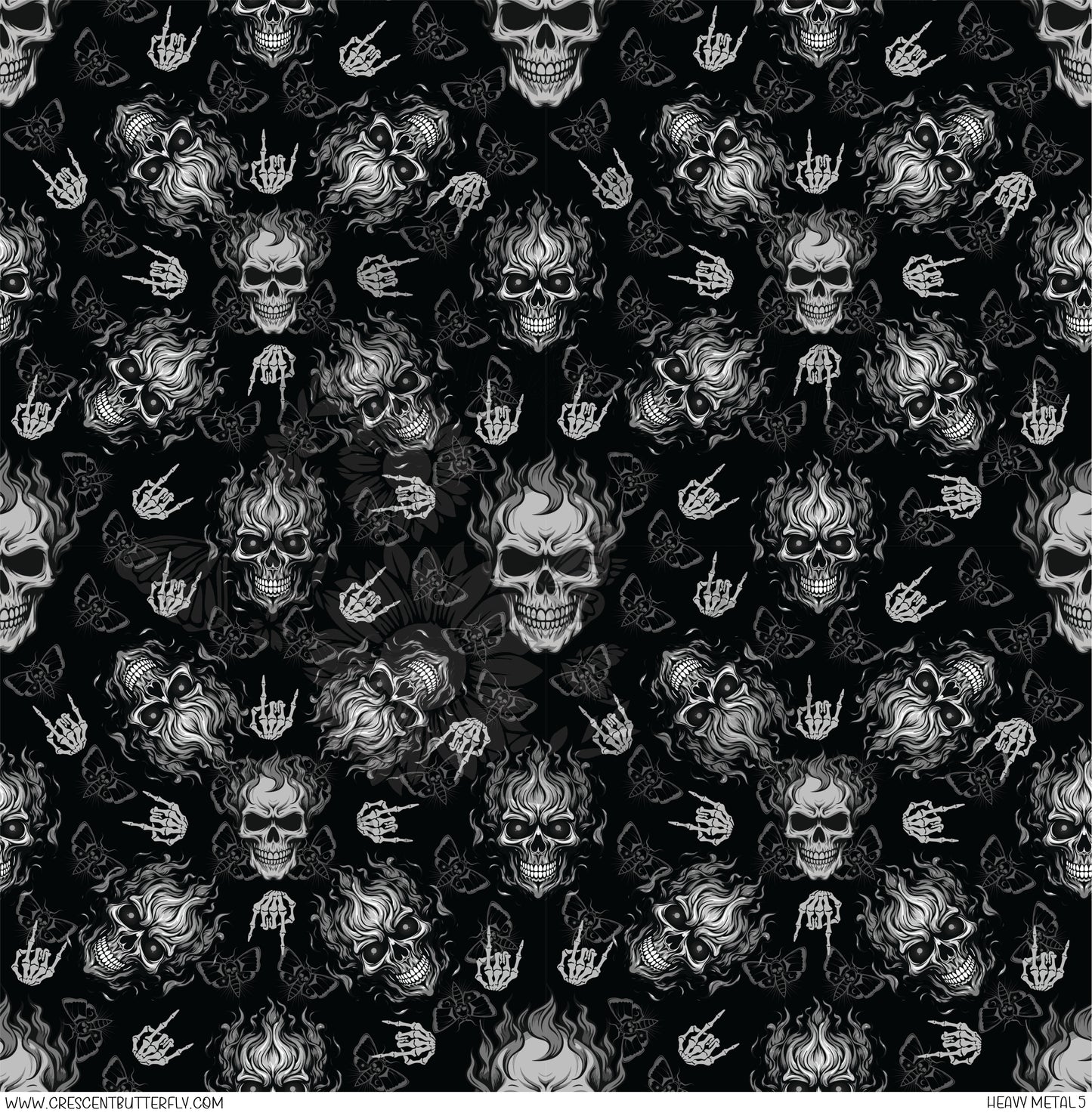 Heavy Metal 5 Printed Vinyl Sheet/Wrap