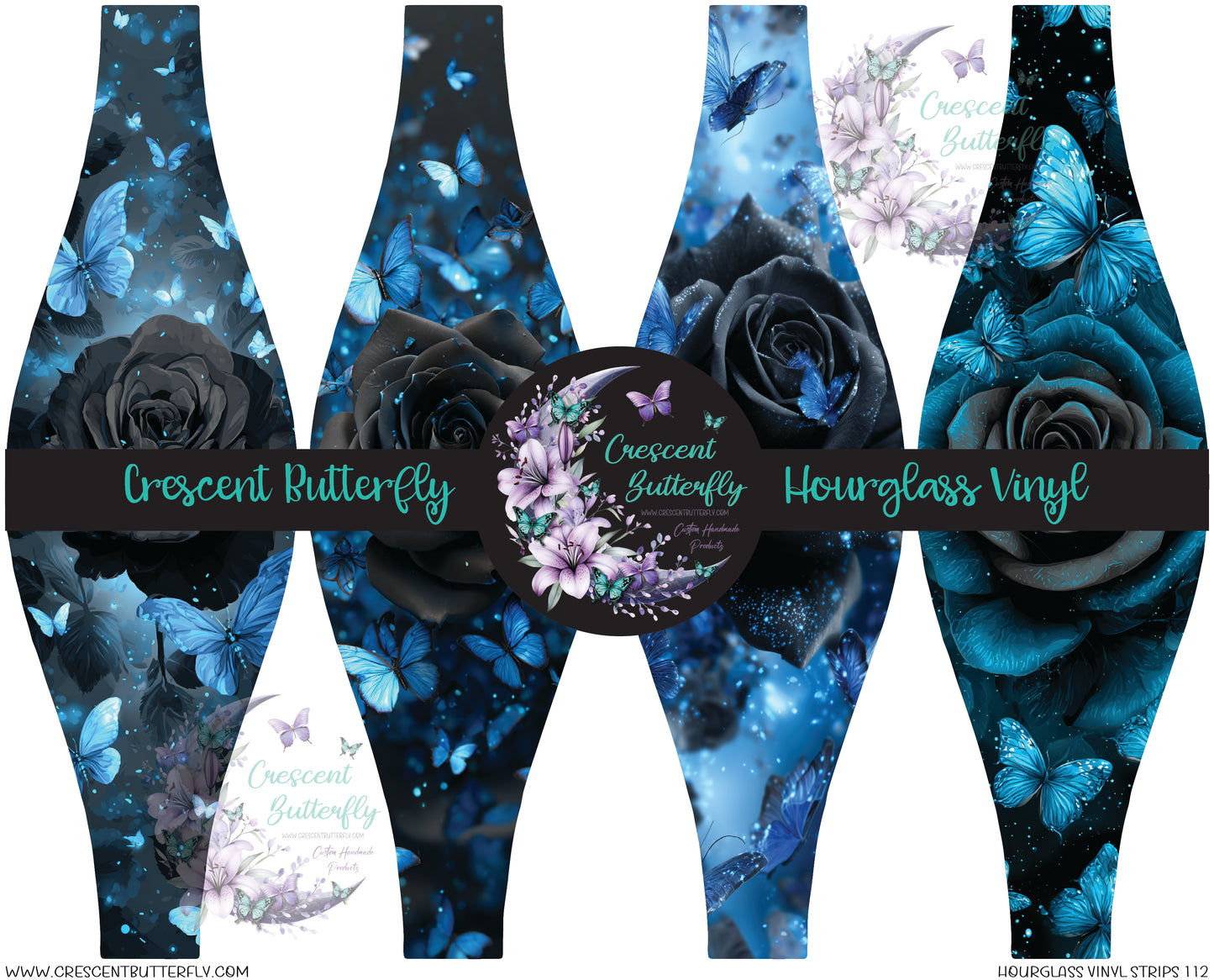 Hourglass Vinyl Strips 112 Printed Vinyl Sheet/Wrap